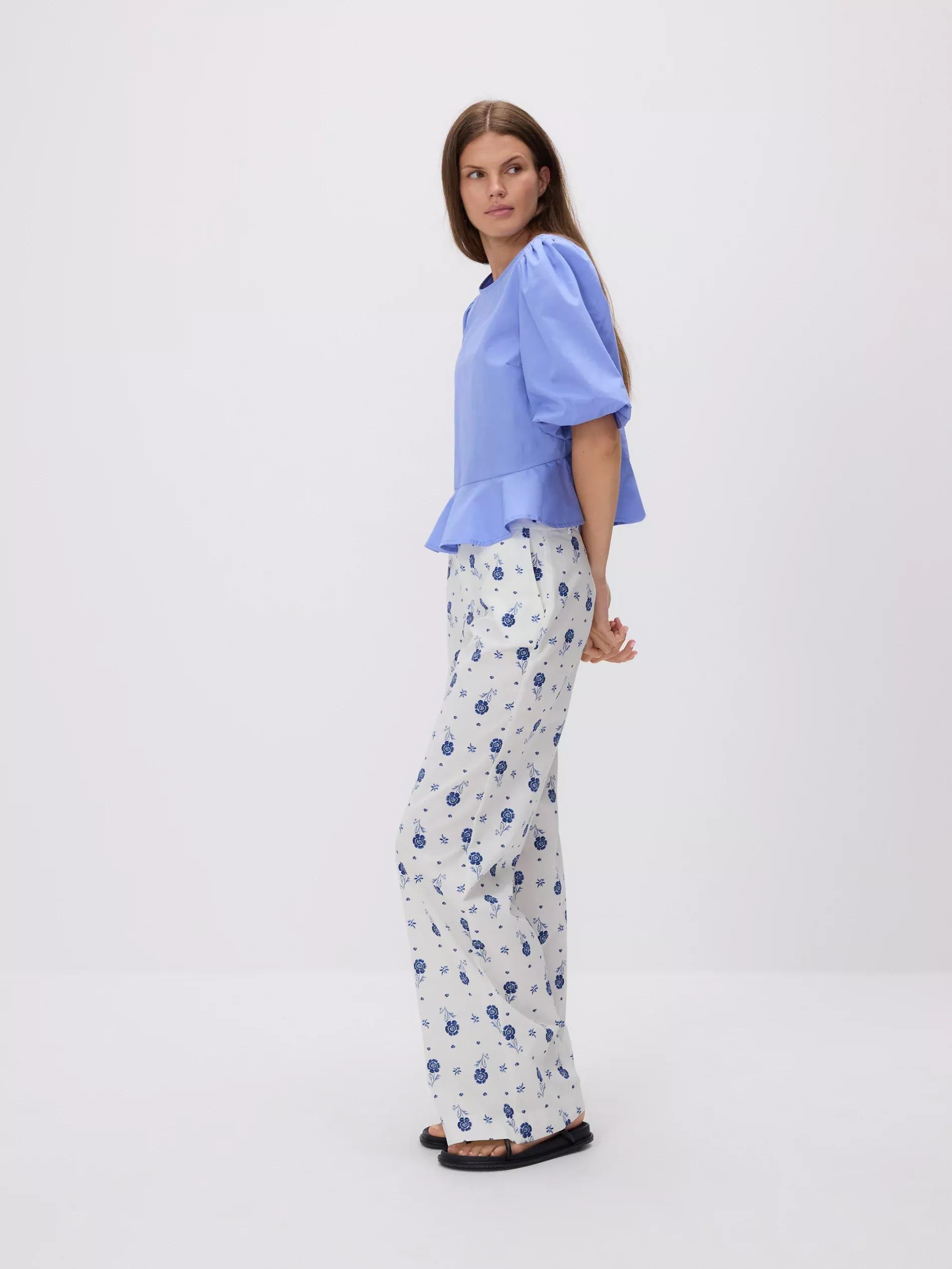 Multicolour Floral Trousers, Multicolor, large image number 0