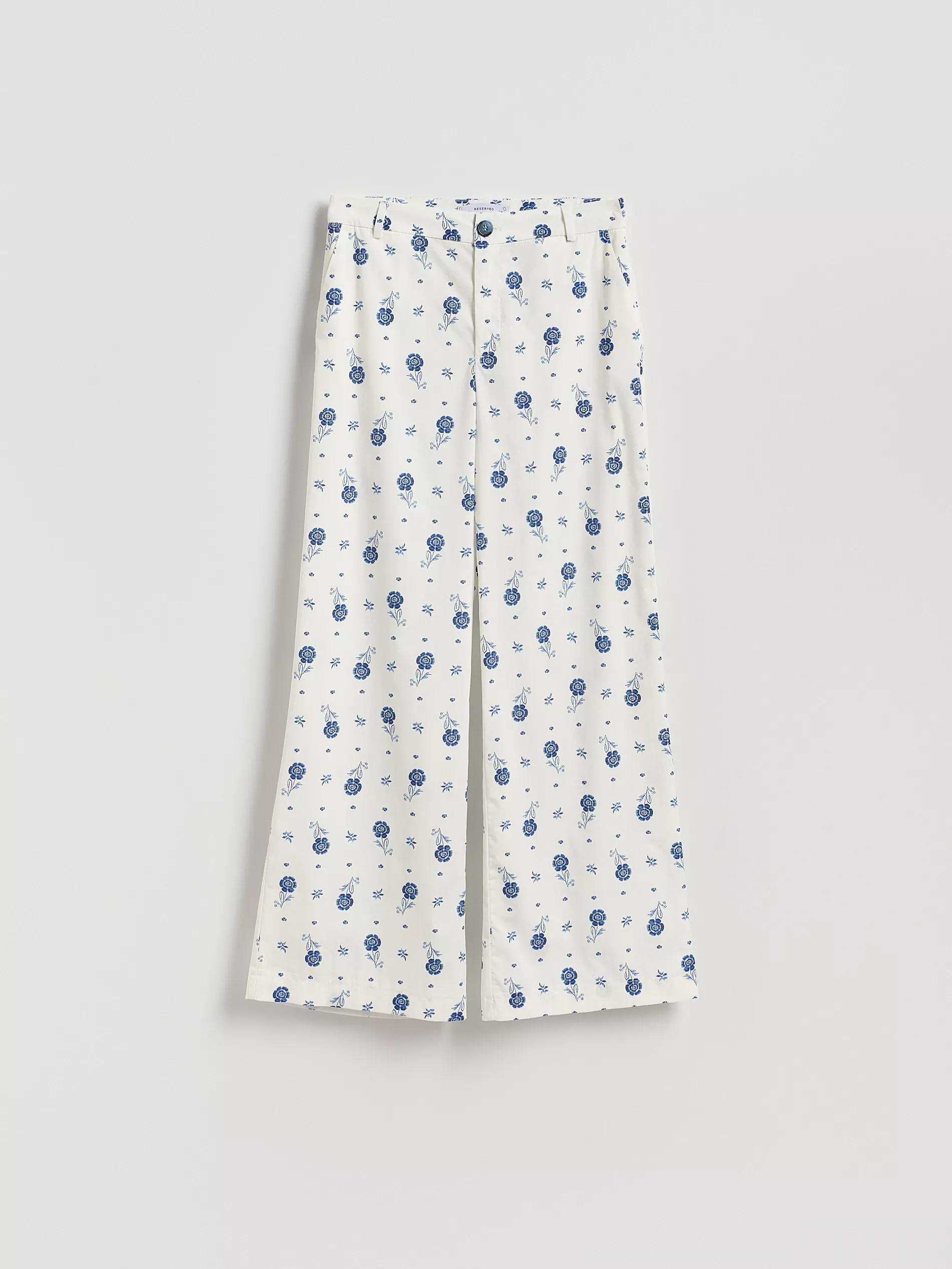 Multicolour Floral Trousers, Multicolor, large image number 4