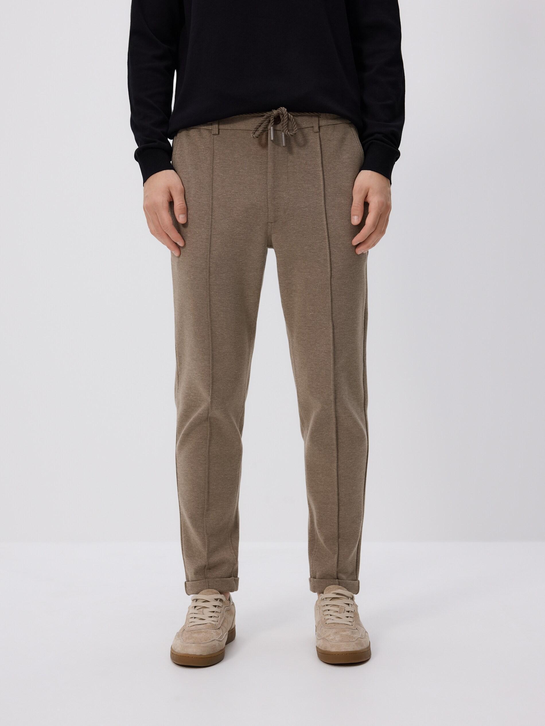 Beige Chino Slim Trousers, Beige, large image number 1