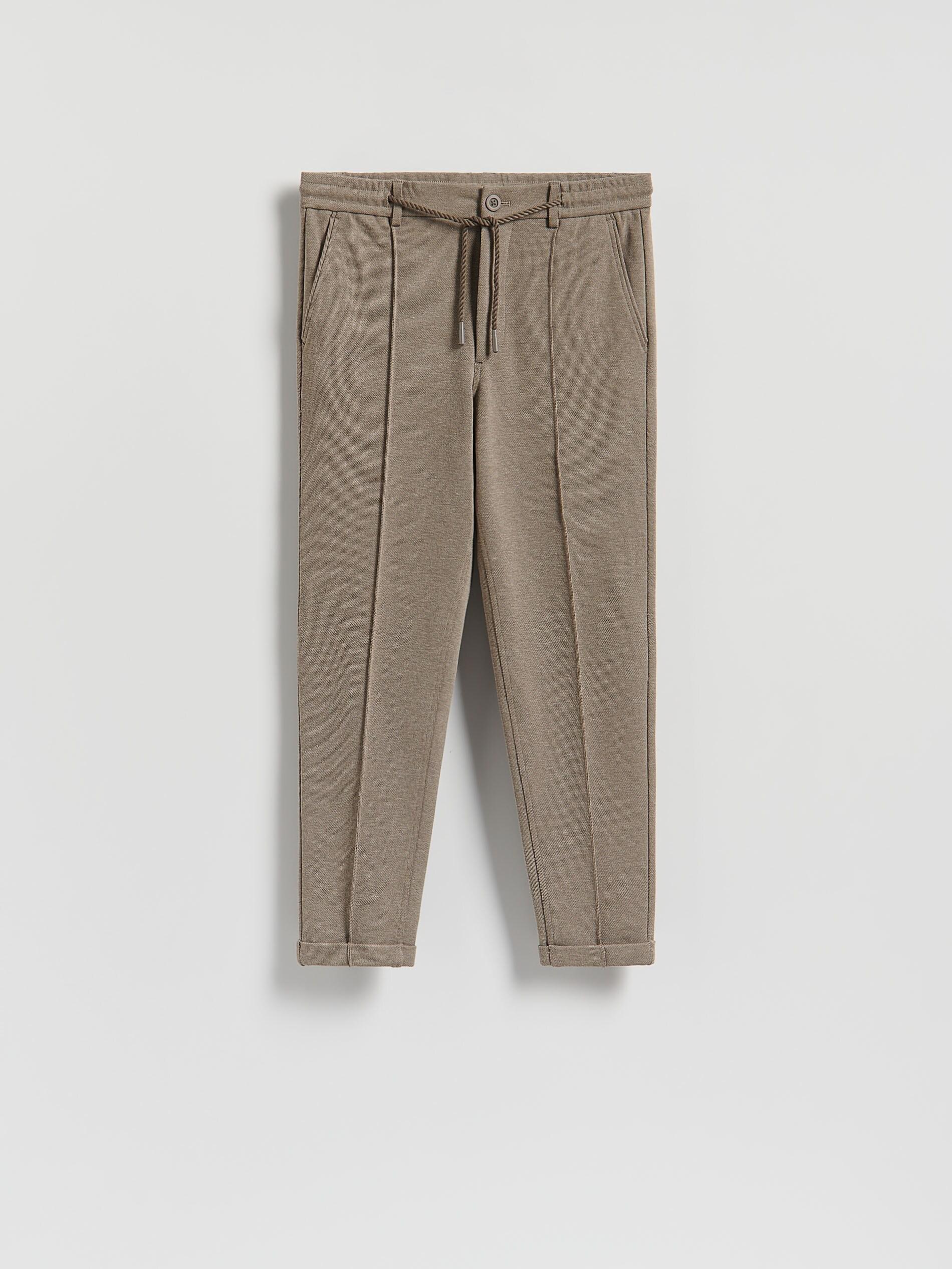 Beige Chino Slim Trousers, Beige, large image number 5