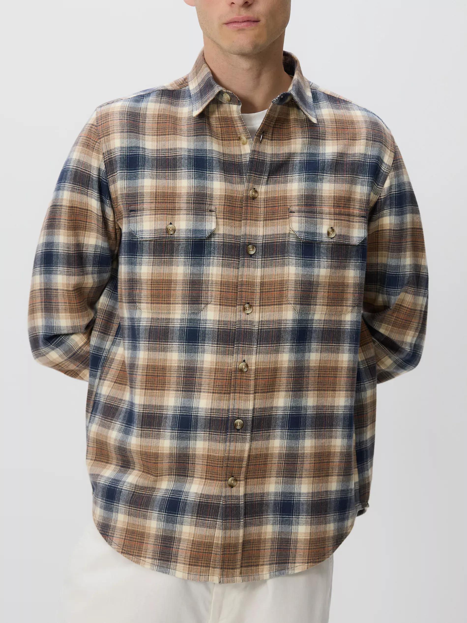 MULTICOLOR Regular fit check shirt, Multicolor, medium