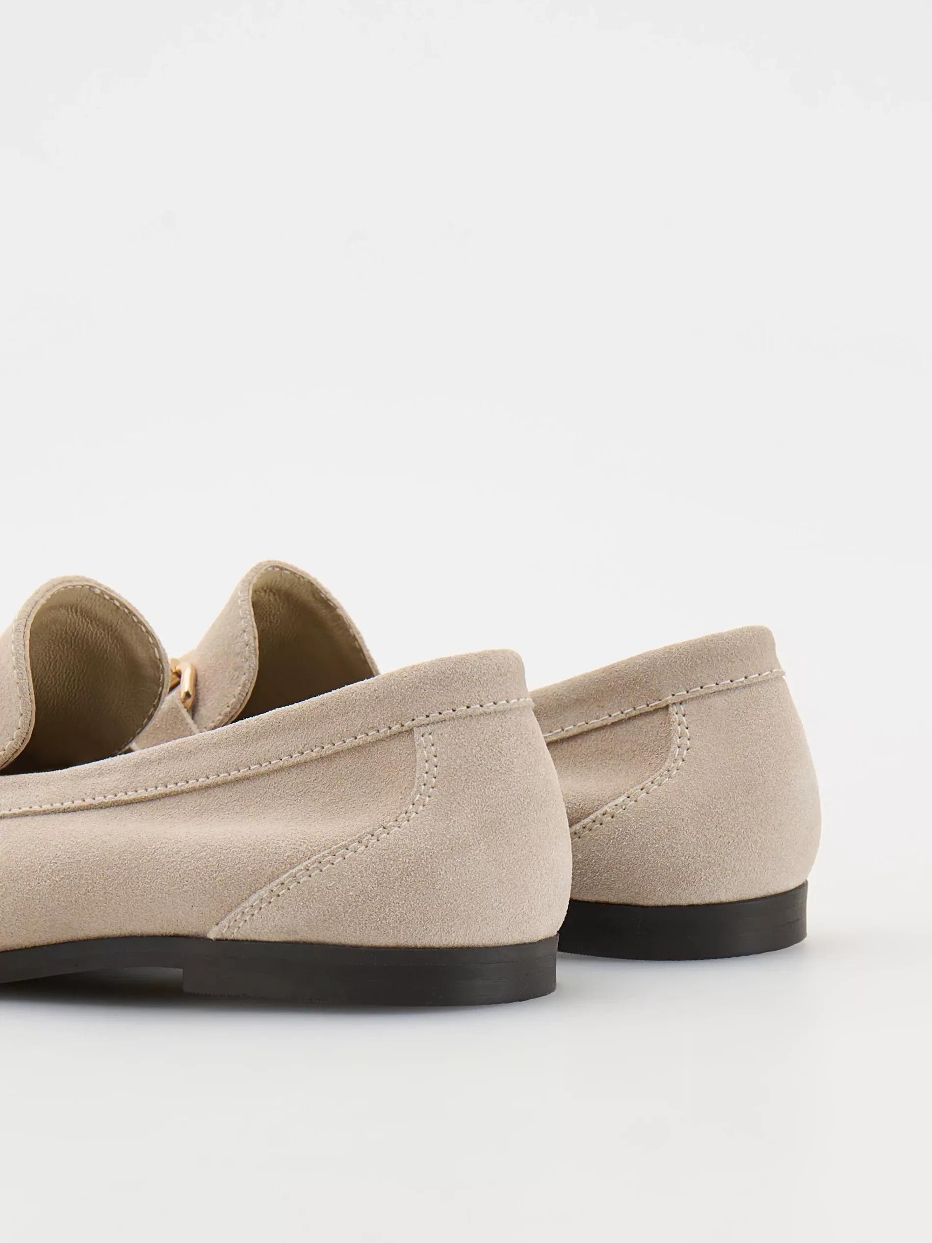 Beige Leather Loafers, , large image number 3