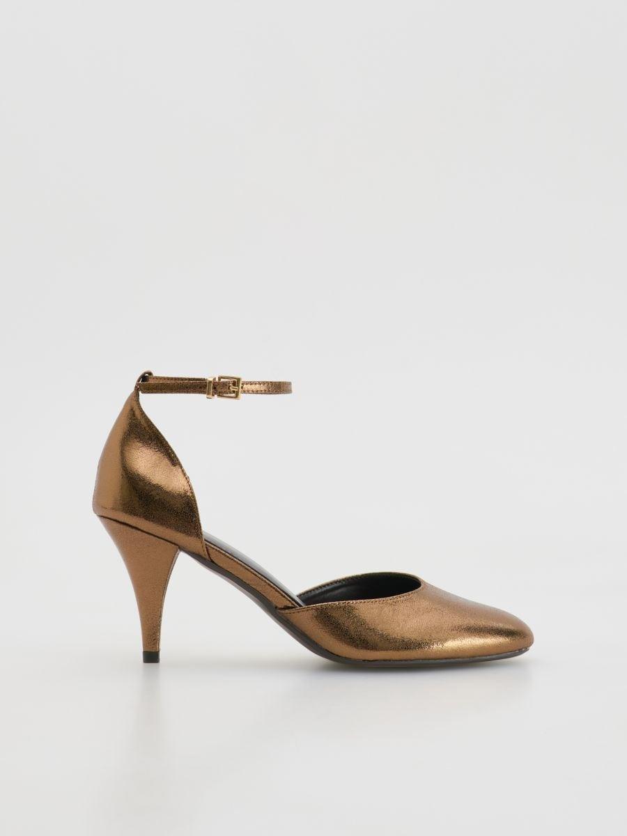 Gold Pumps, Golden, medium