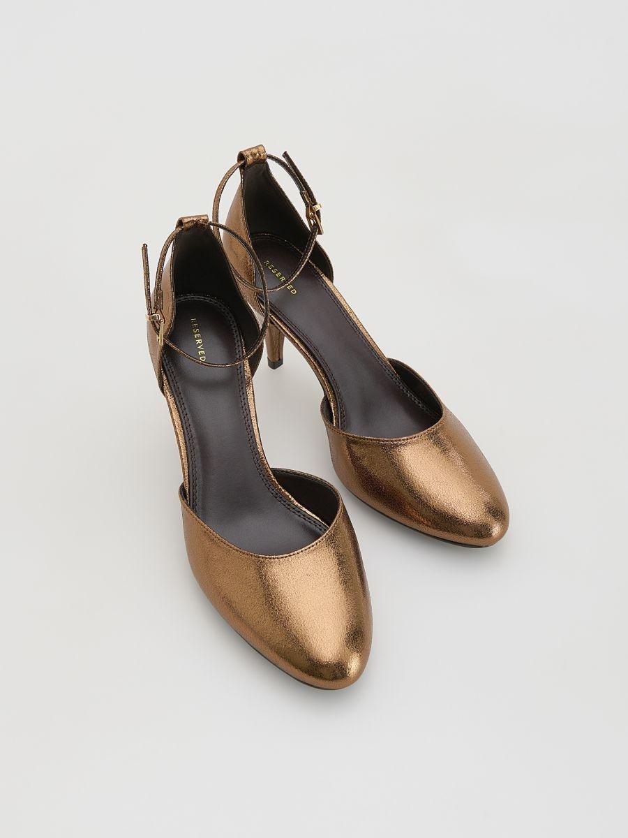 Gold Pumps, Golden, medium