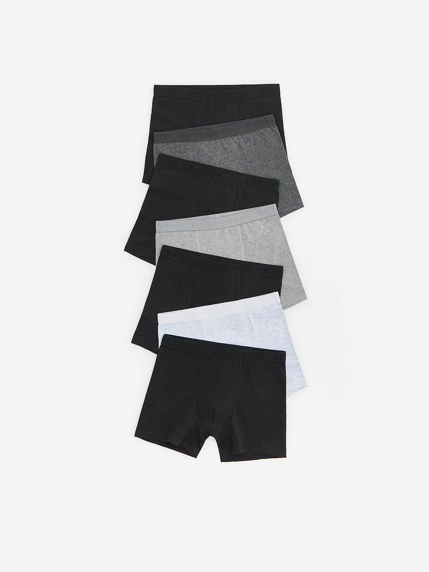 Black Cotton Rich Boxers 7 Pack, Black, medium