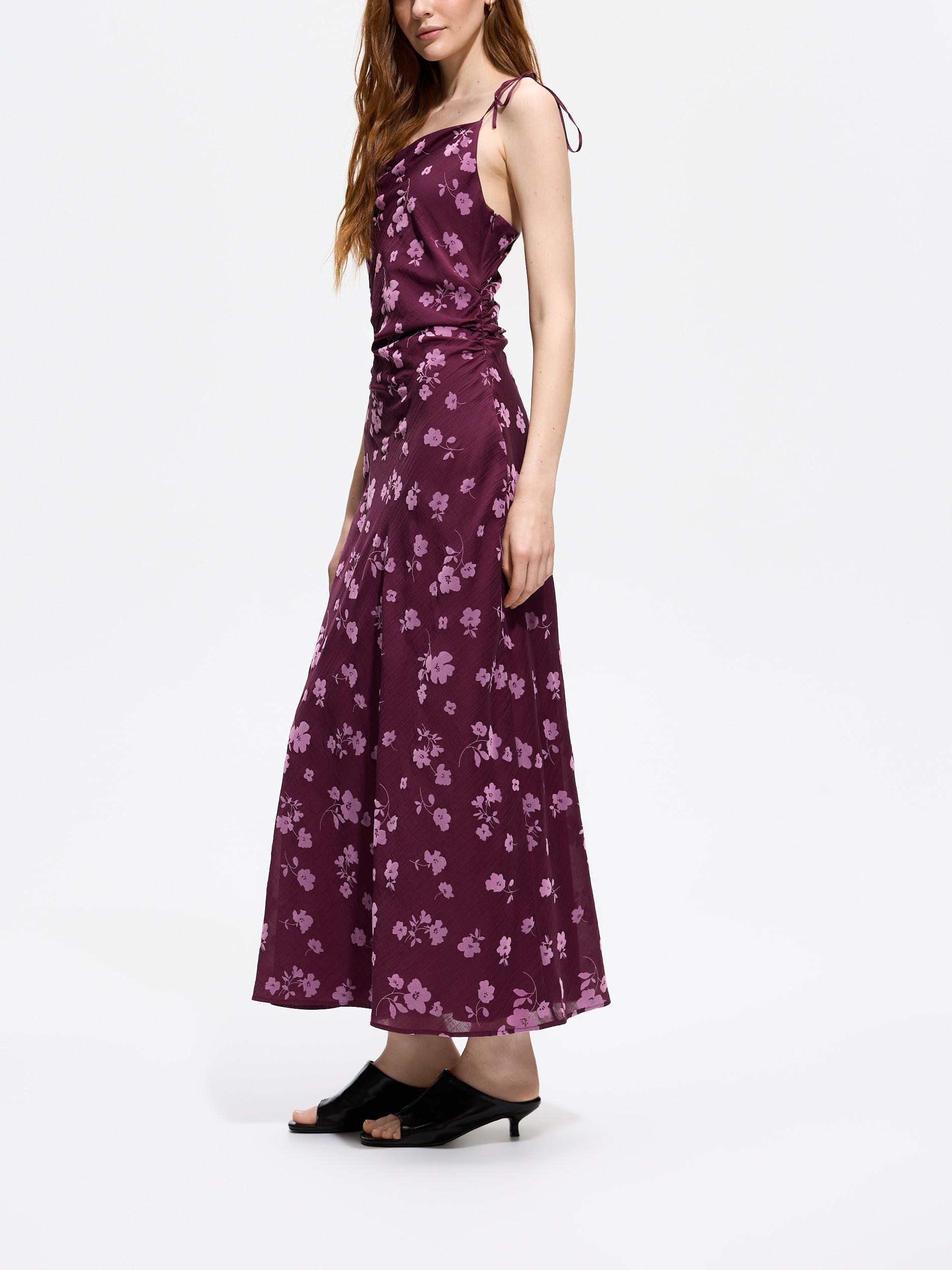 Purple Lyocell Blend Dress, Pink, large image number 3