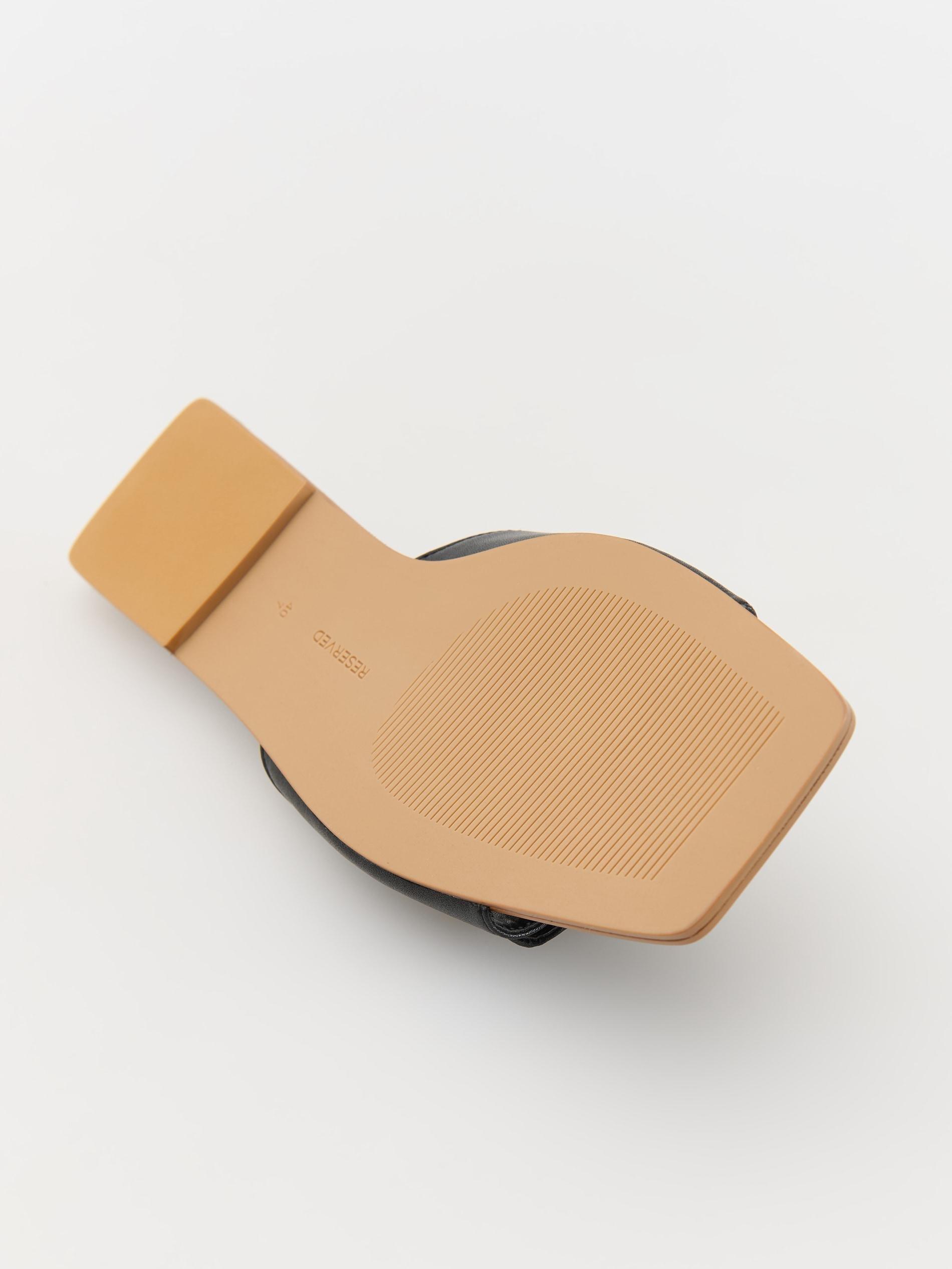 Black Sliders With Decorative Buckle, , large image number 5