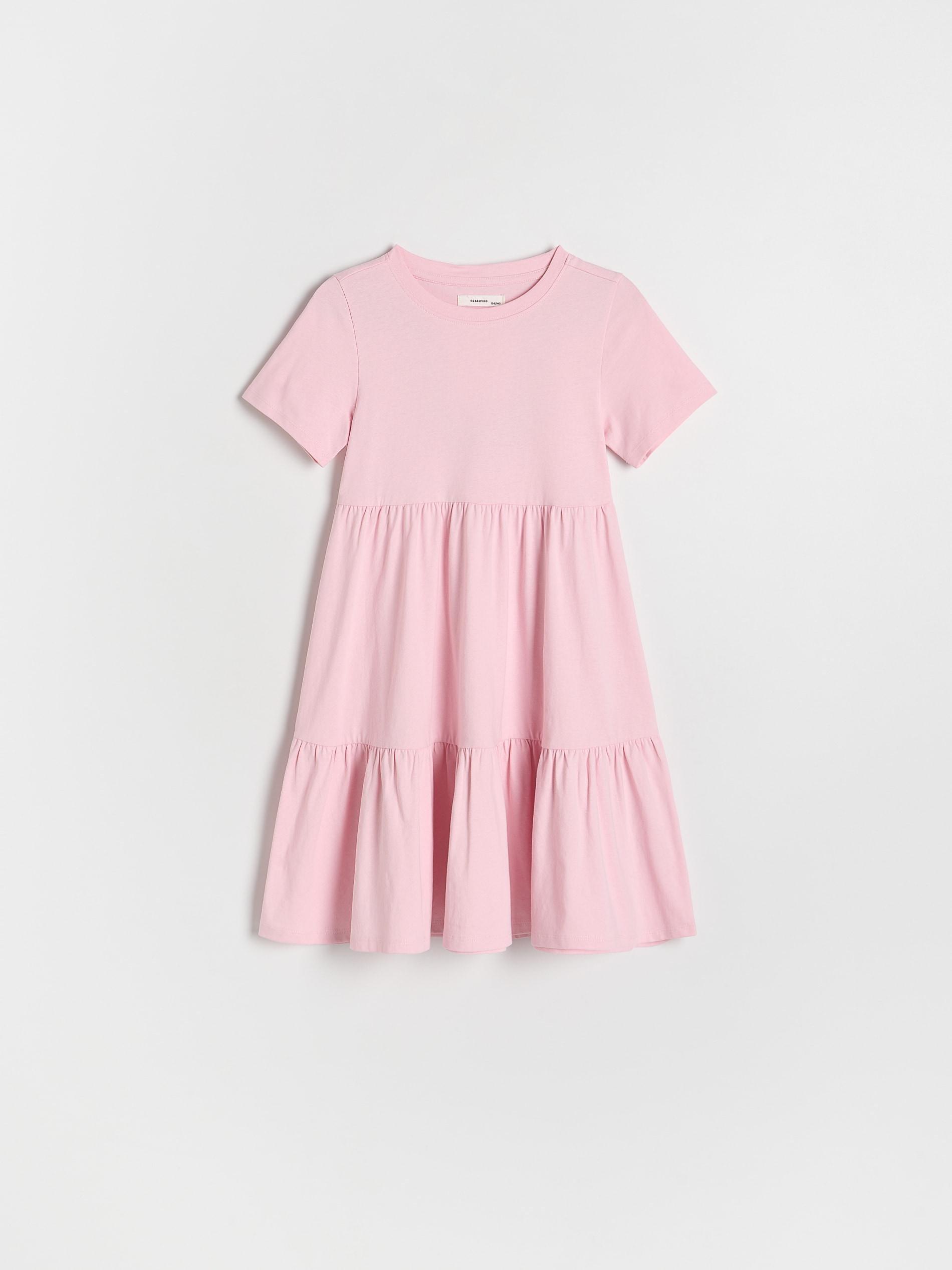 Pink Cotton Dress, Pink, medium