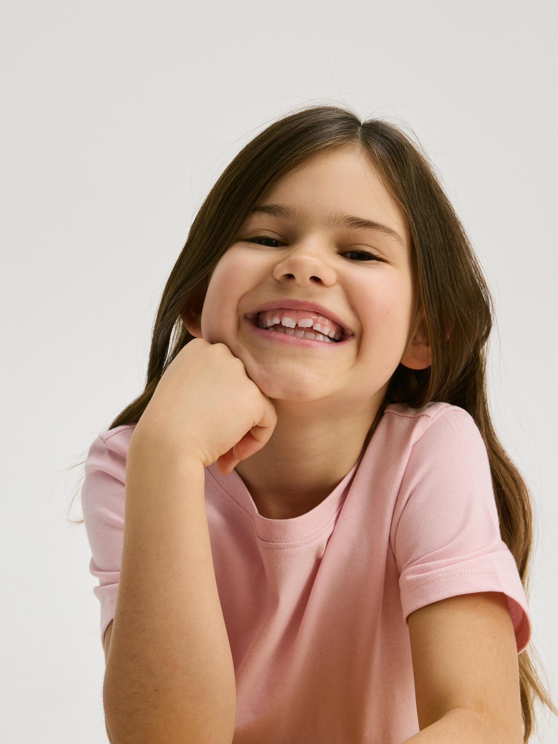 Pink Cotton Dress, Pink, large image number 4