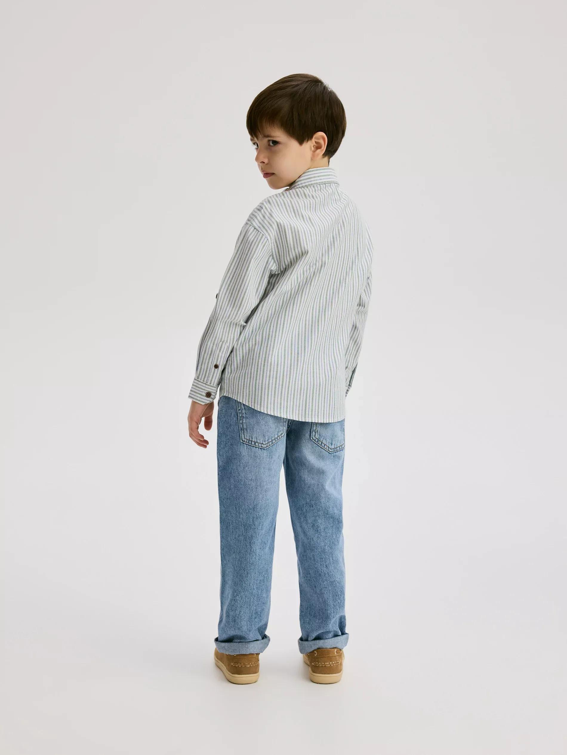 Blue Regular Fit Shirt, Kids Boys, , large image number 2