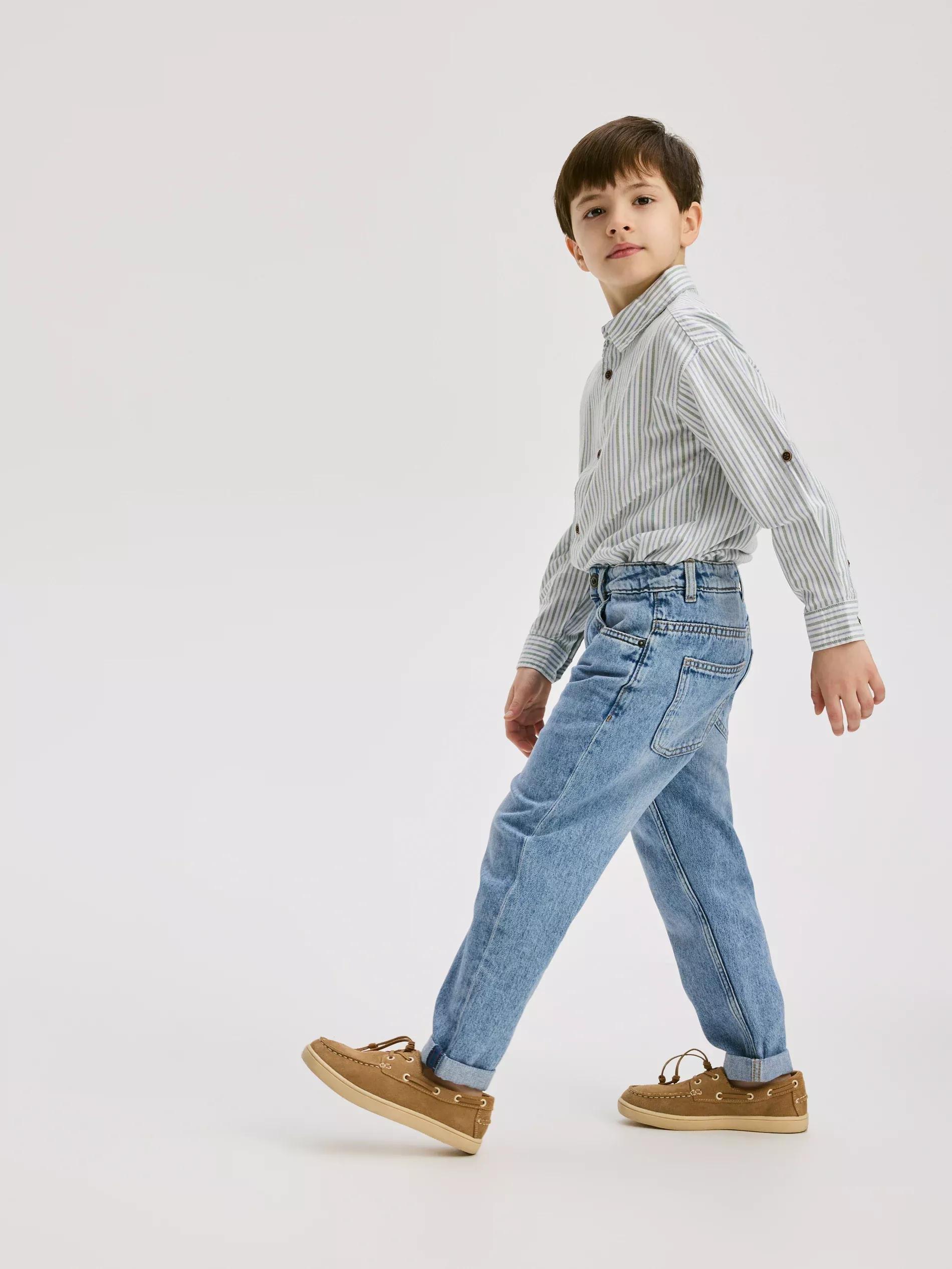 Blue Regular Fit Shirt, Kids Boys, , large image number 3