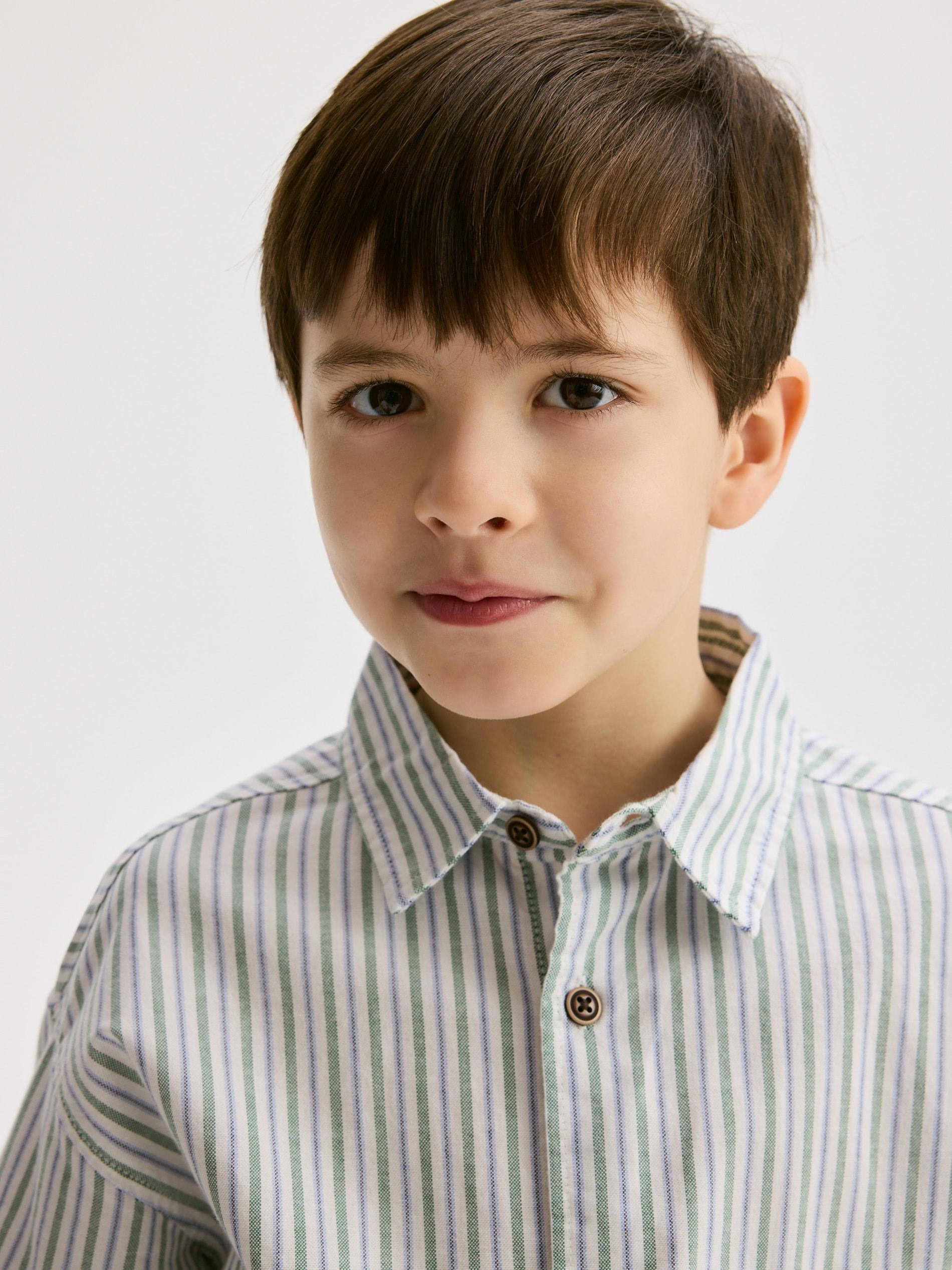 Blue Regular Fit Shirt, Kids Boys, , large image number 5
