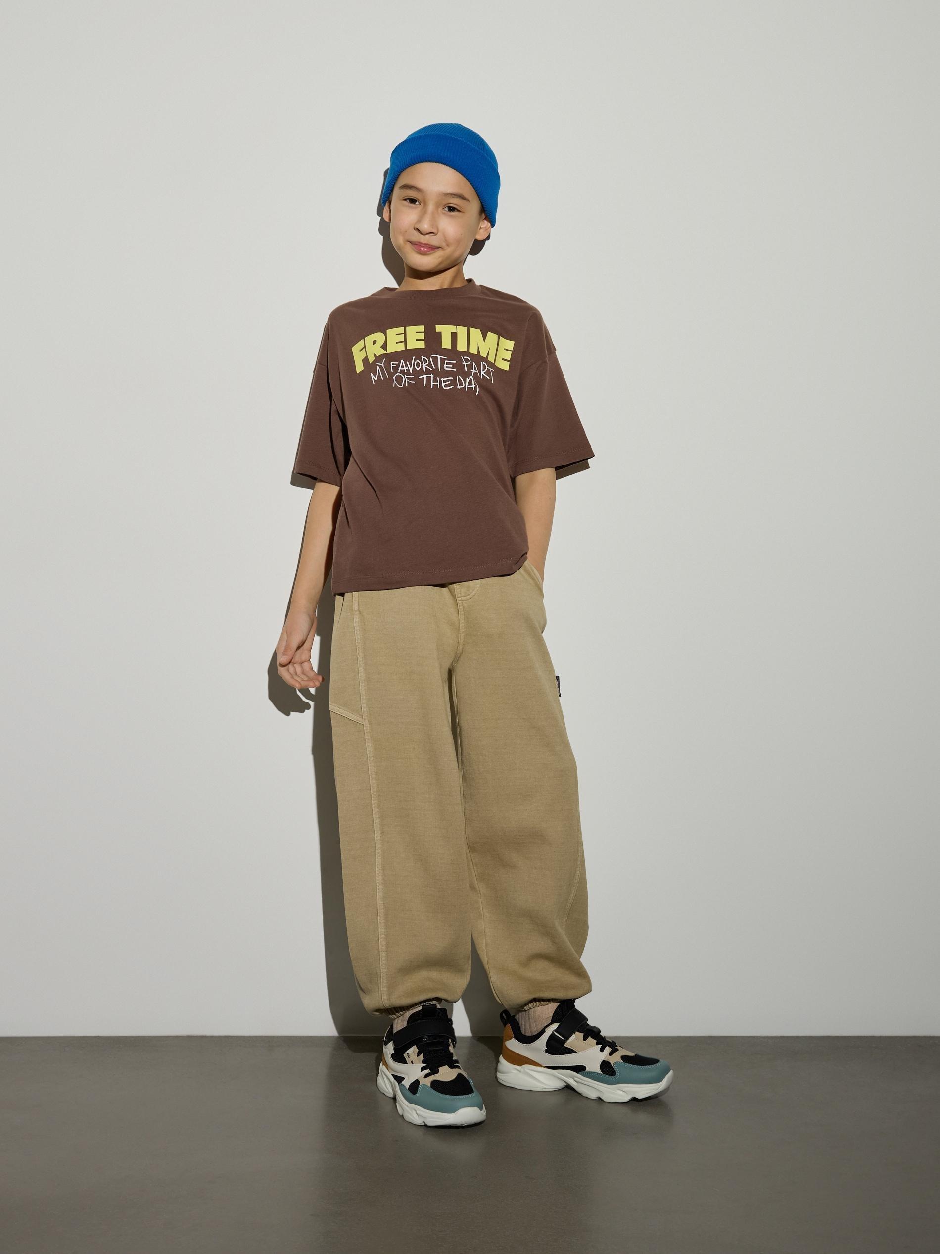 Brown T-Shirt With Print, Brown, large image number 3