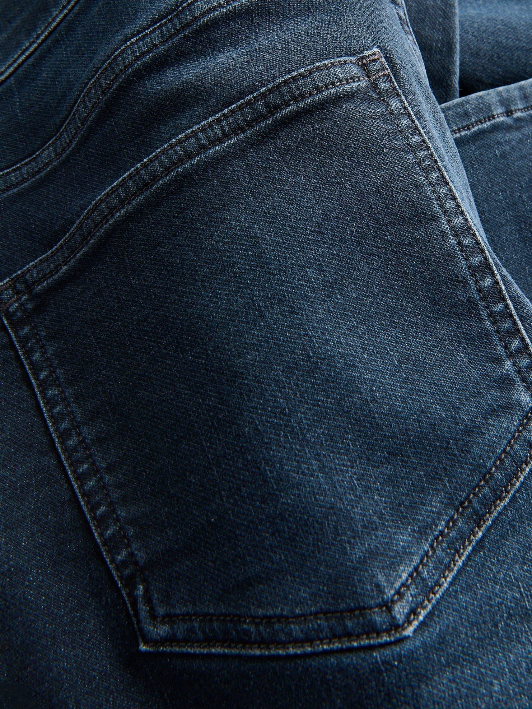 Blue Carrot Jeans With Wash Effect, Blue, large image number 5