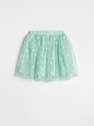 Reserved - Pale Green Applique Tulle Skirt