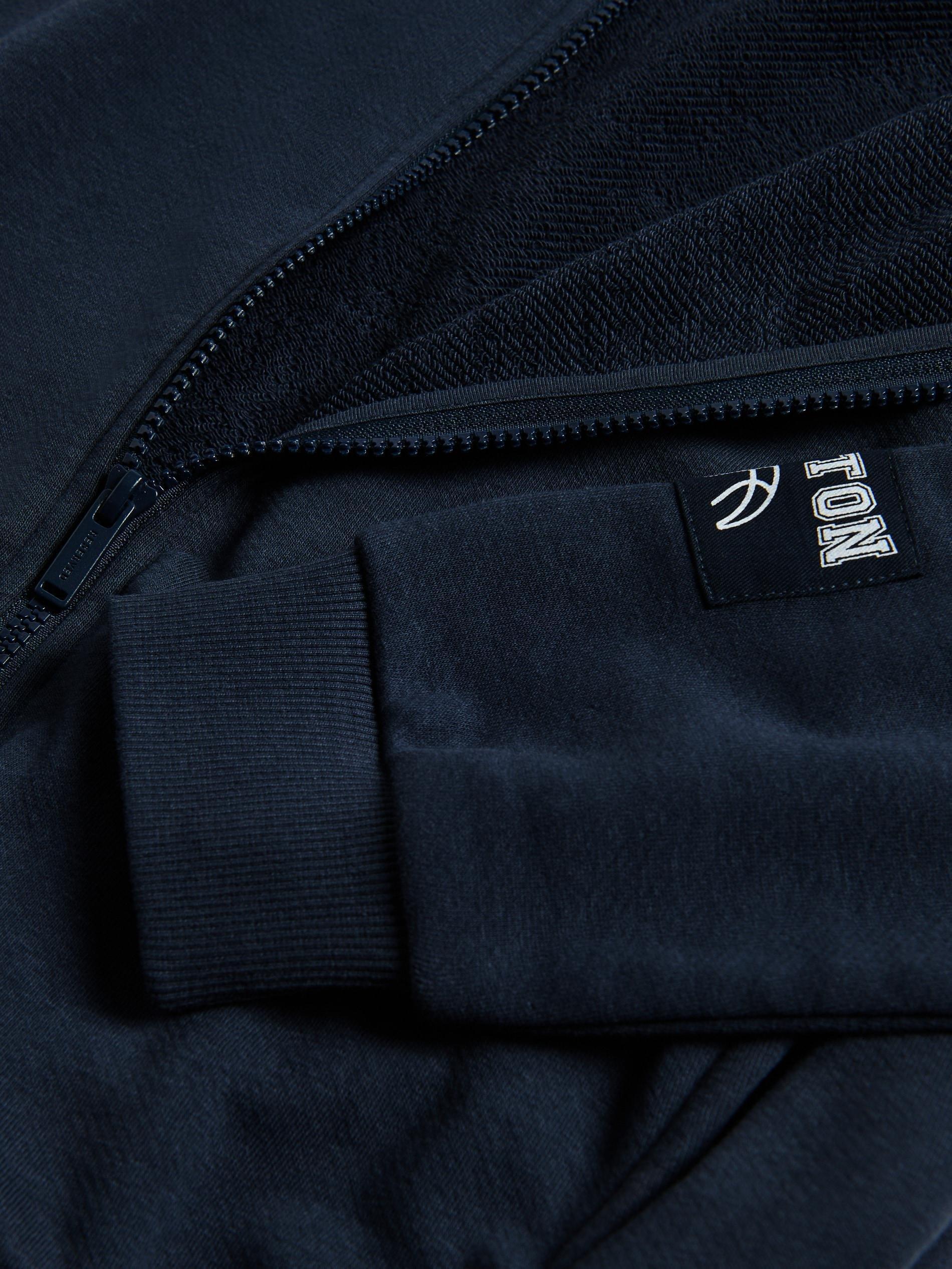 NAVY Cotton sweatshirt, Navy, large image number 1