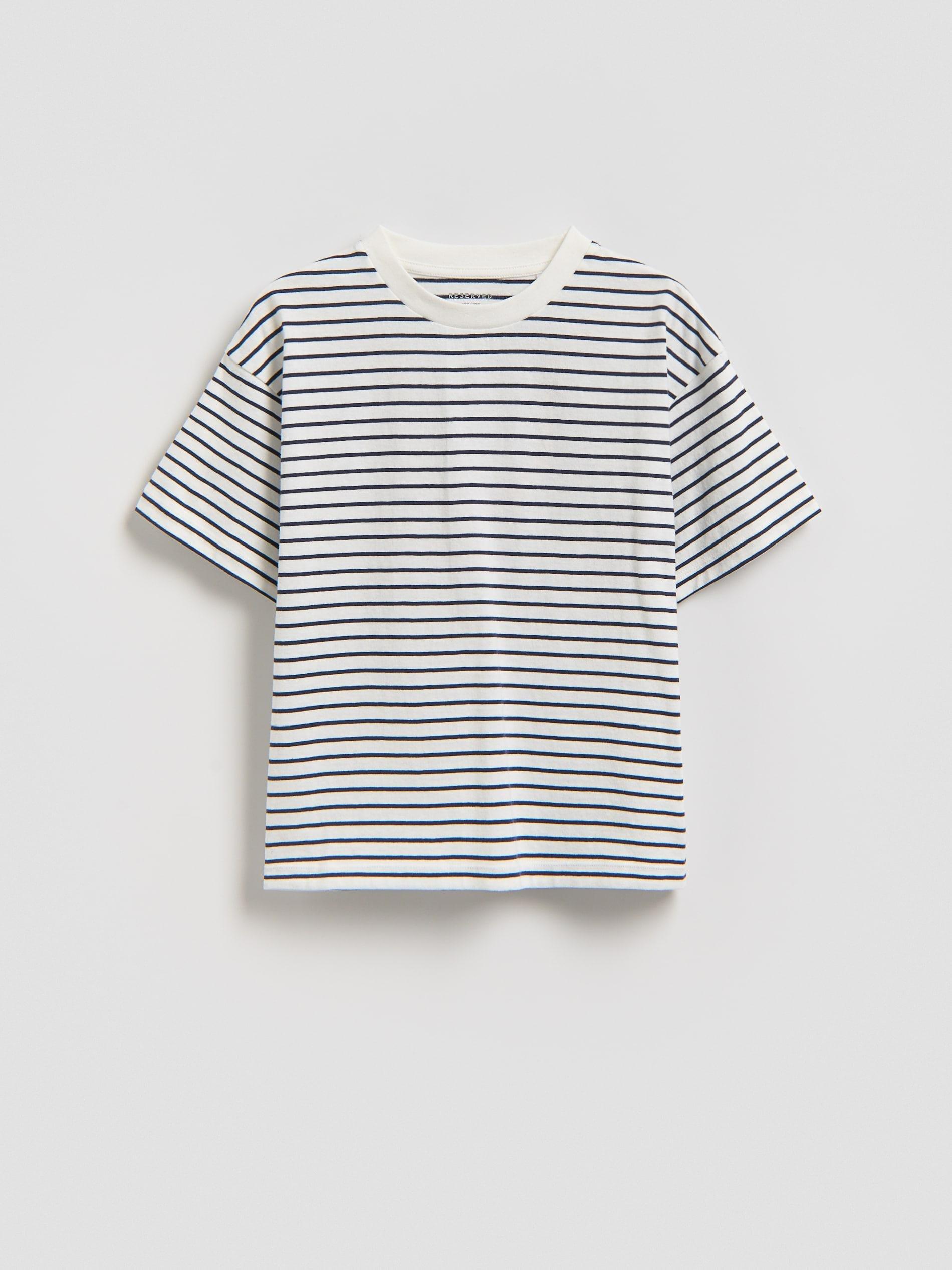 Cream Cotton T-Shirt 3 Pack, Ivory, large image number 1