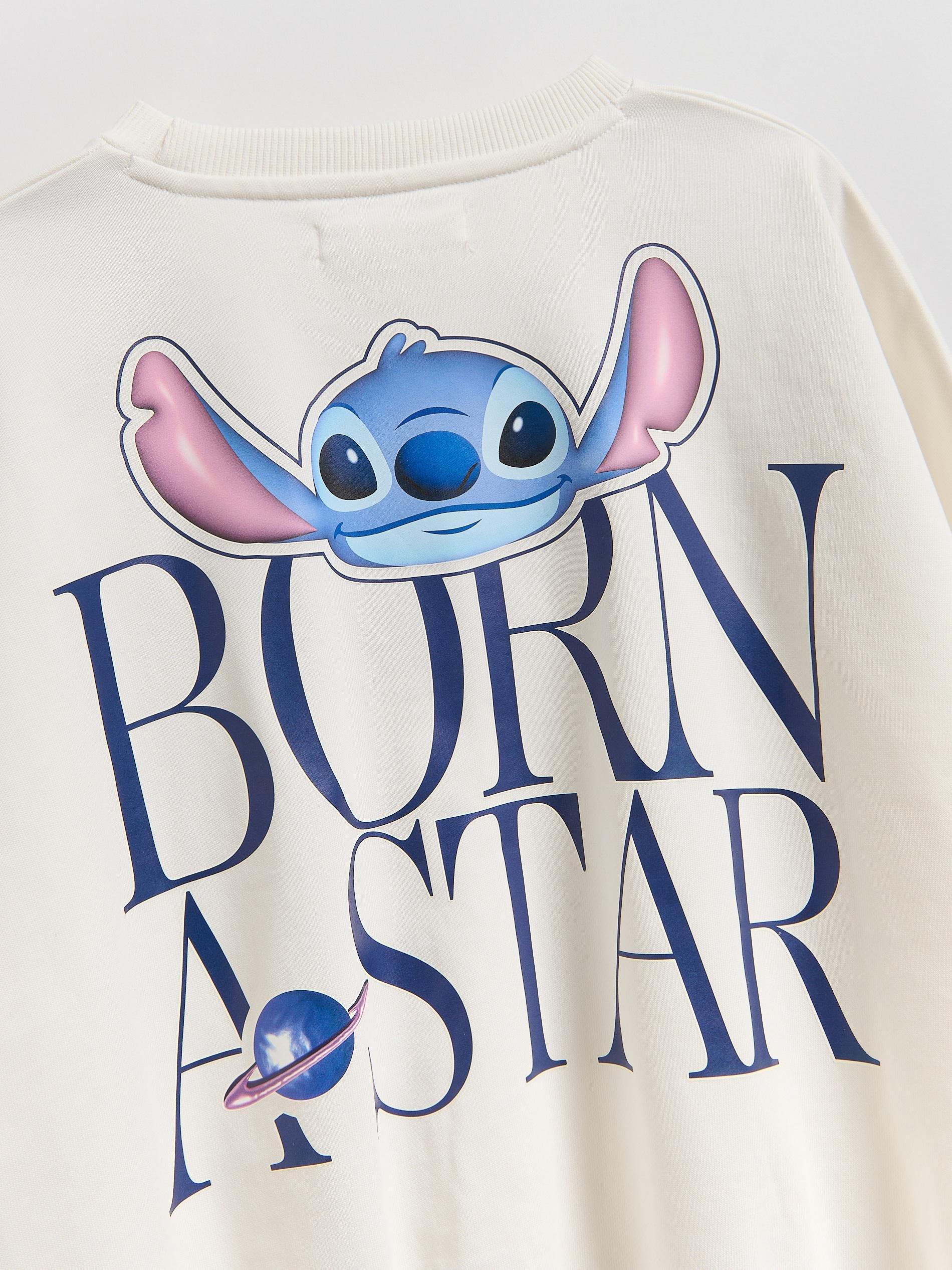 Cream Lilo & Stitch Sweatshirt, Ivory, large image number 1