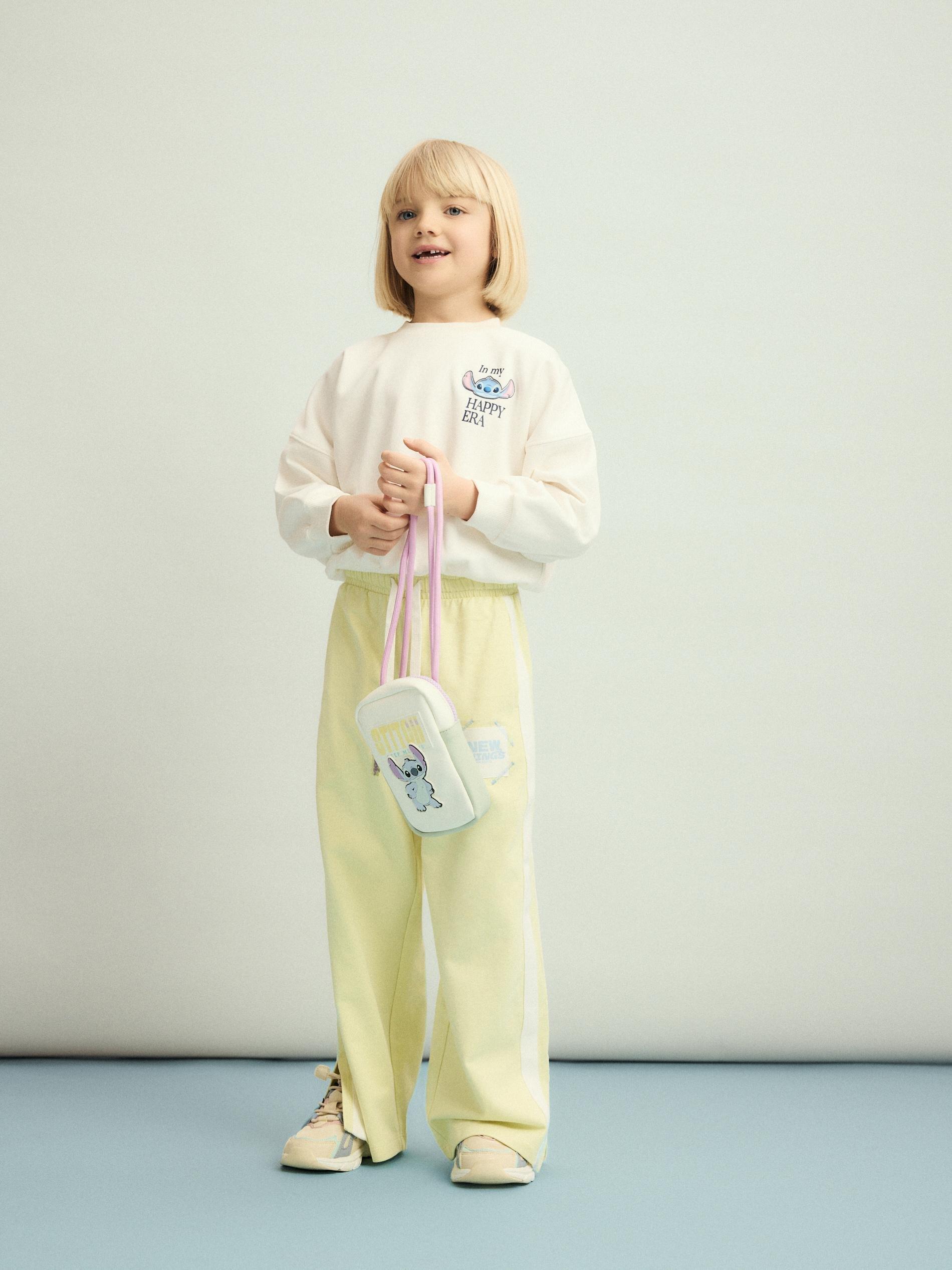 Cream Lilo & Stitch Sweatshirt, Ivory, large image number 4