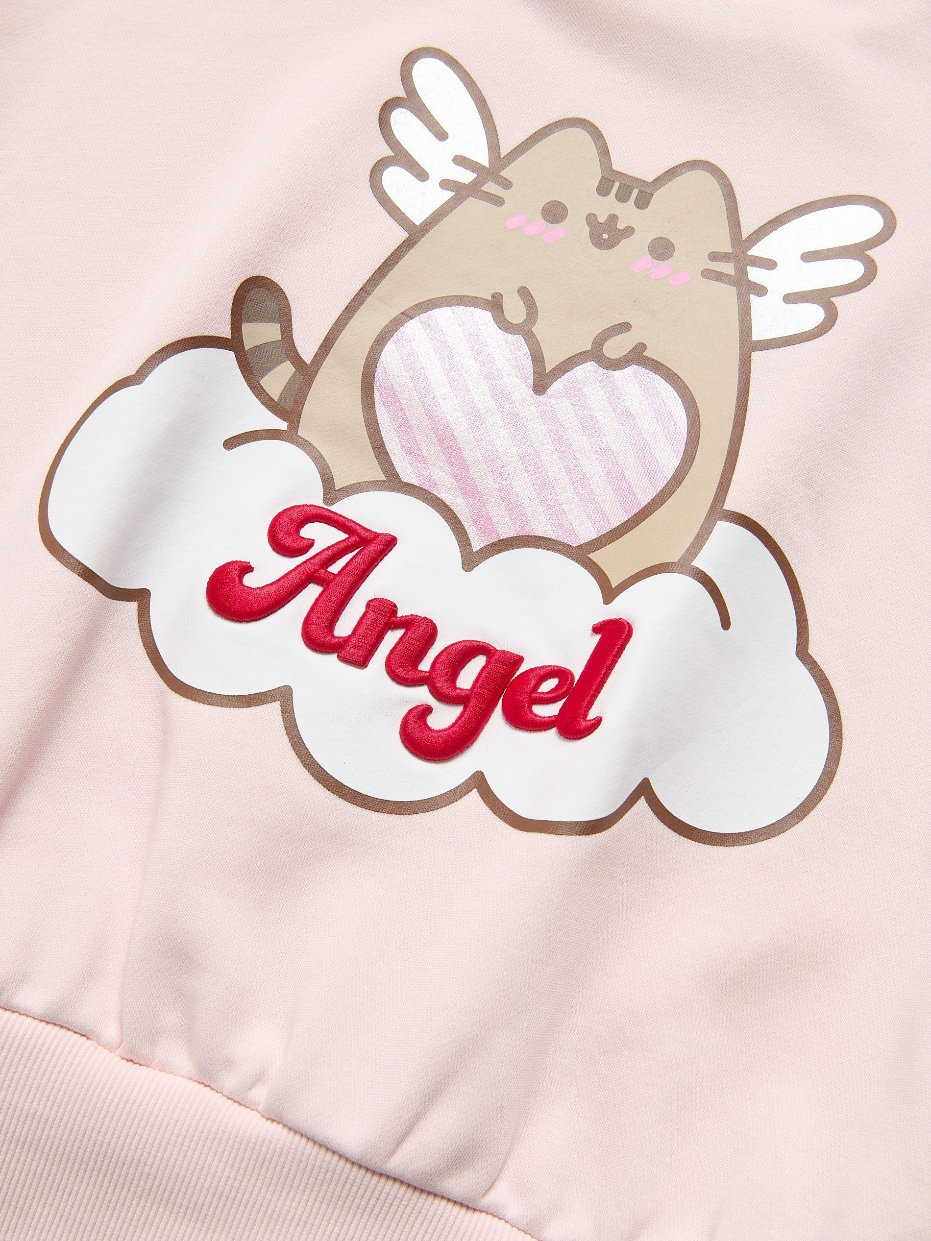 Pink Pusheen Applique Sweatshirt, Pink, large image number 4