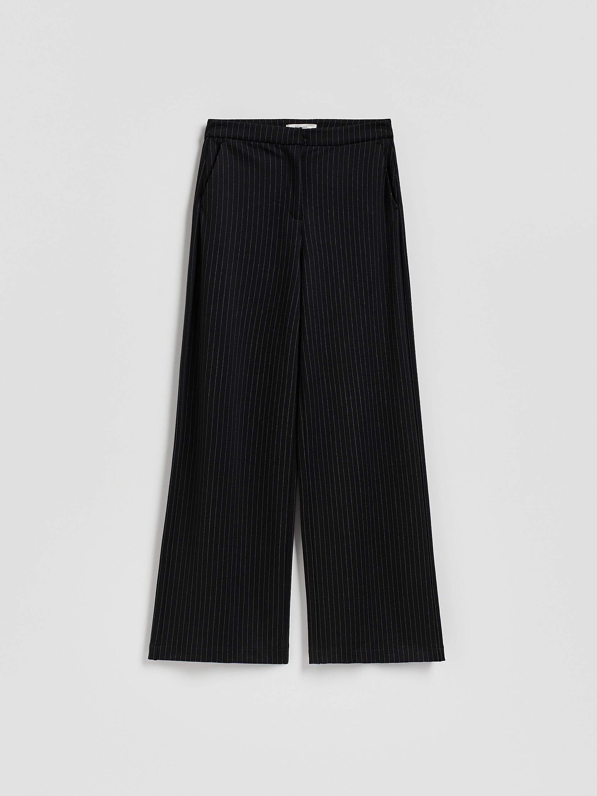 Grey Viscose Rich Trousers, Grey, large image number 3