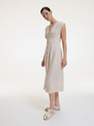 Reserved - Beige Linen blend dress