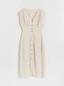 Reserved - Beige Linen blend dress