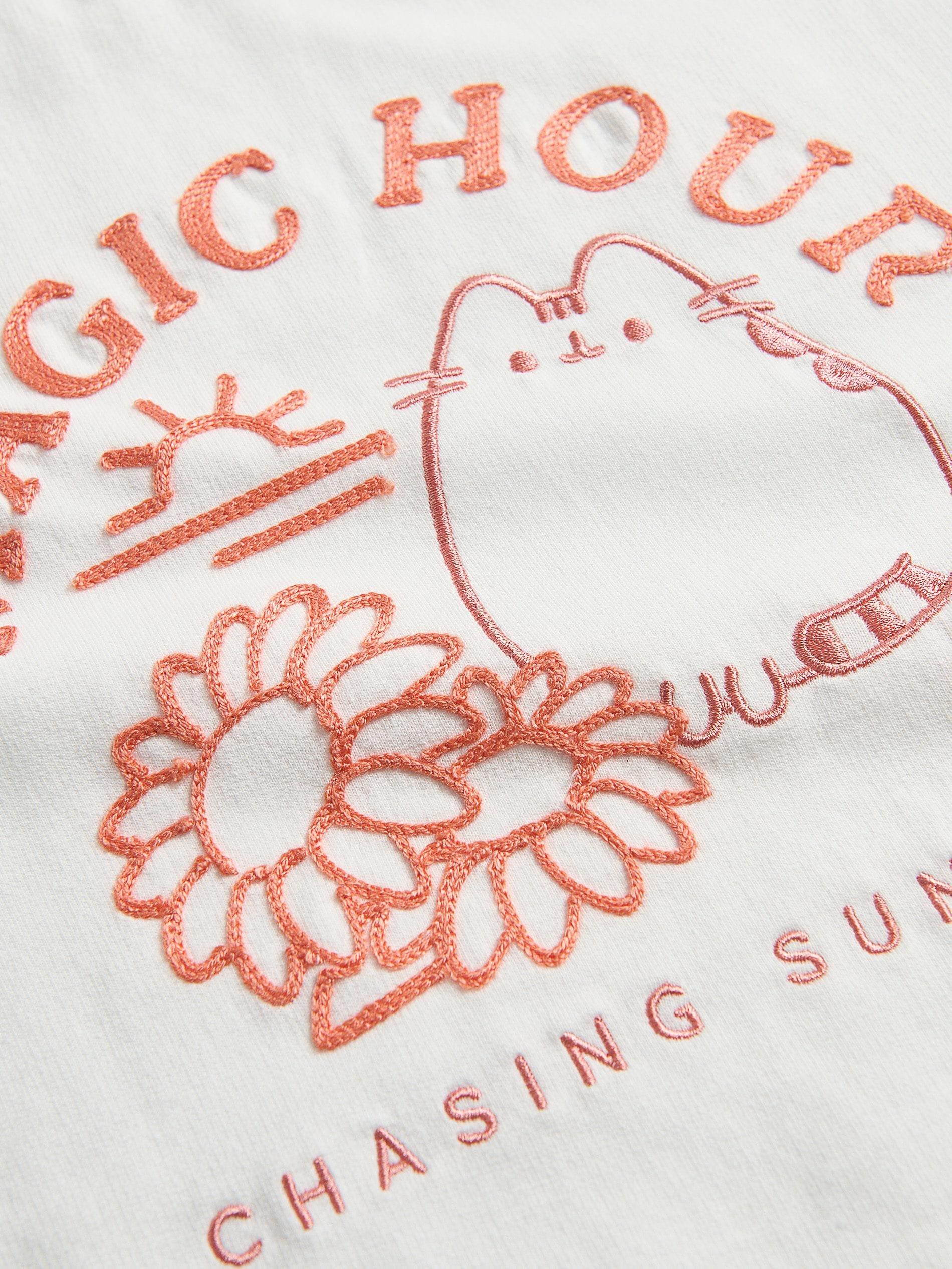 CREAM Pusheen T-shirt, Ivory, large image number 1