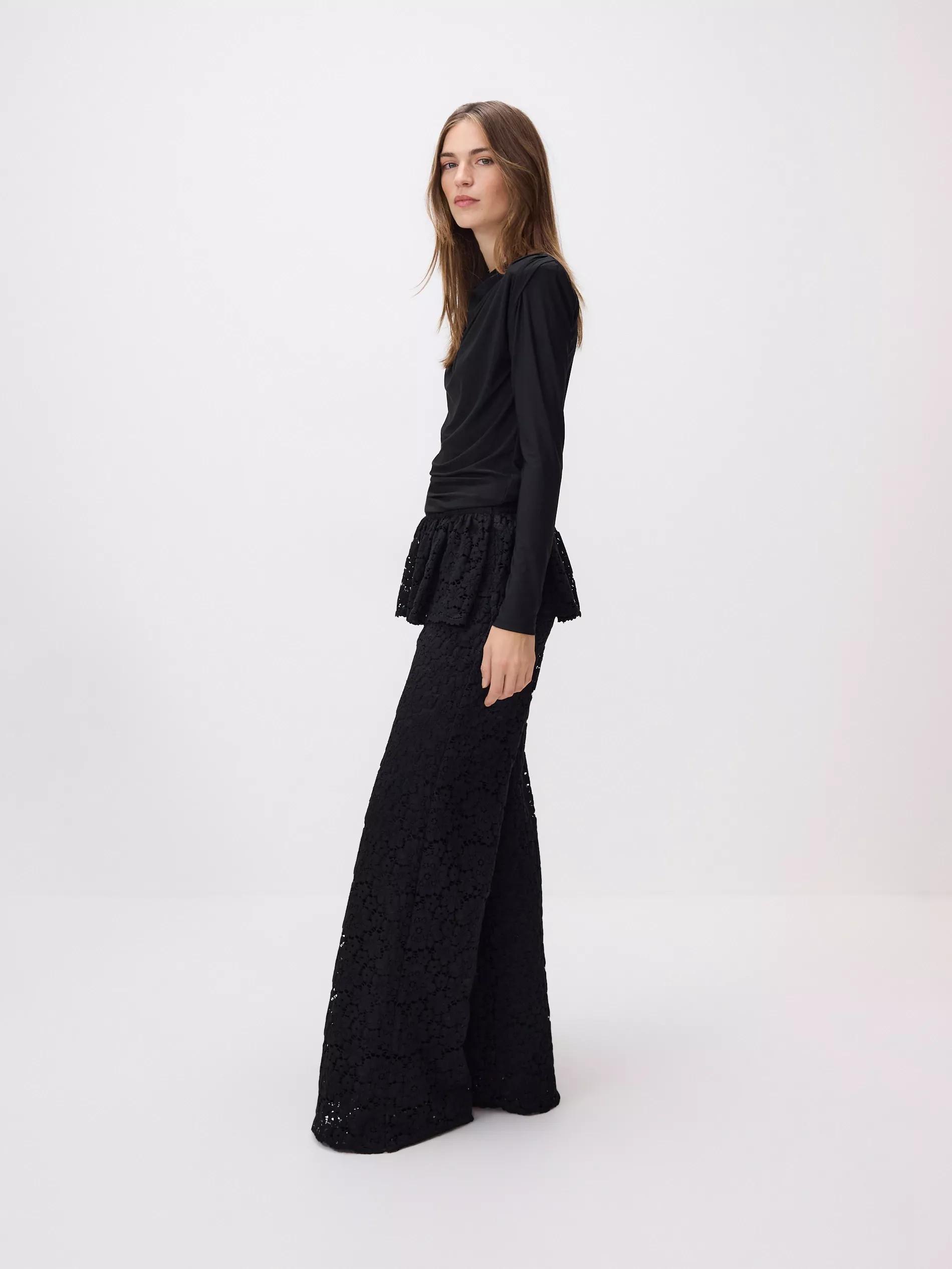 Black Trousers, Black, large image number 2