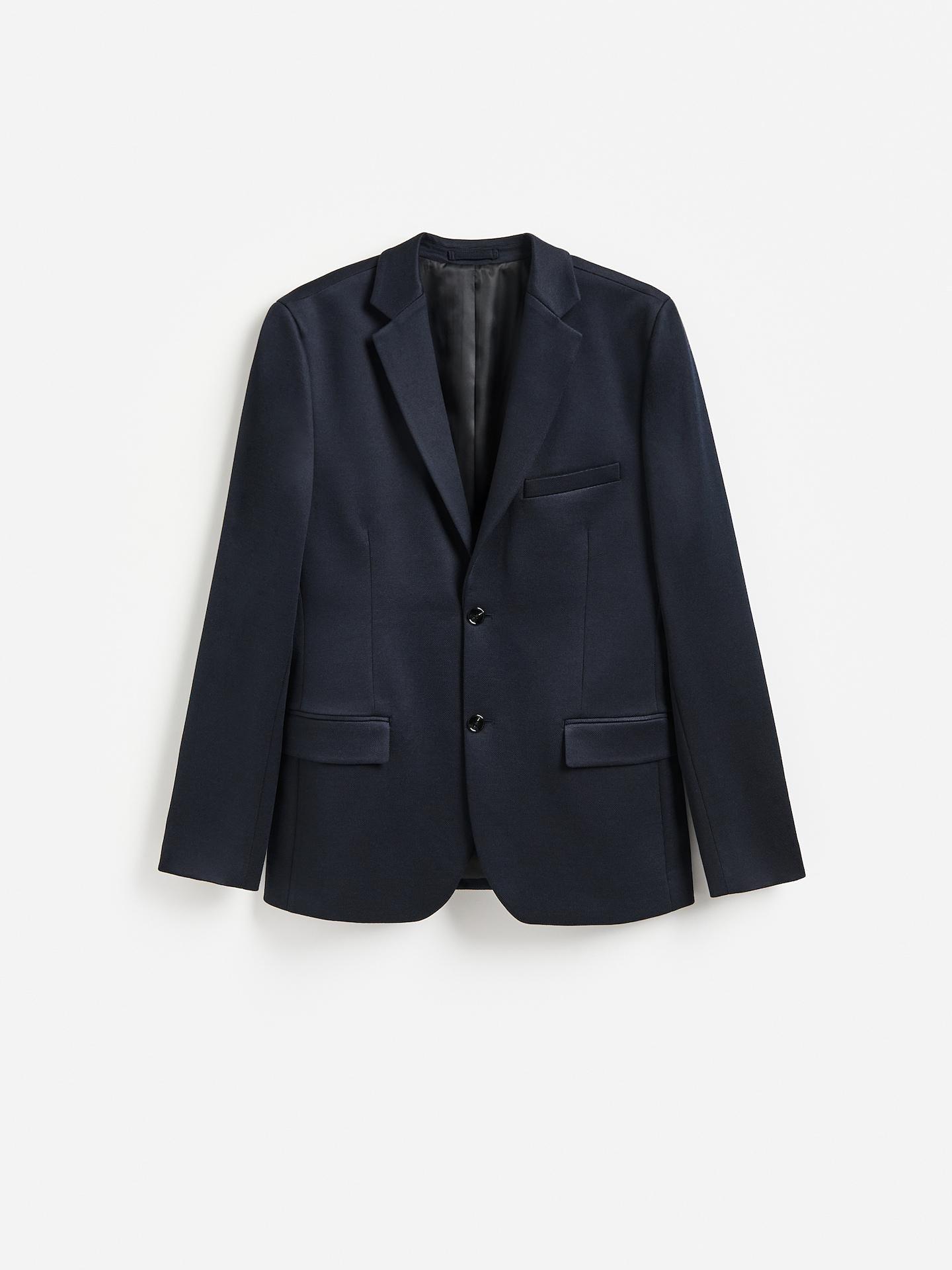 Navy Slim Fit Blazer, Navy, large image number 4