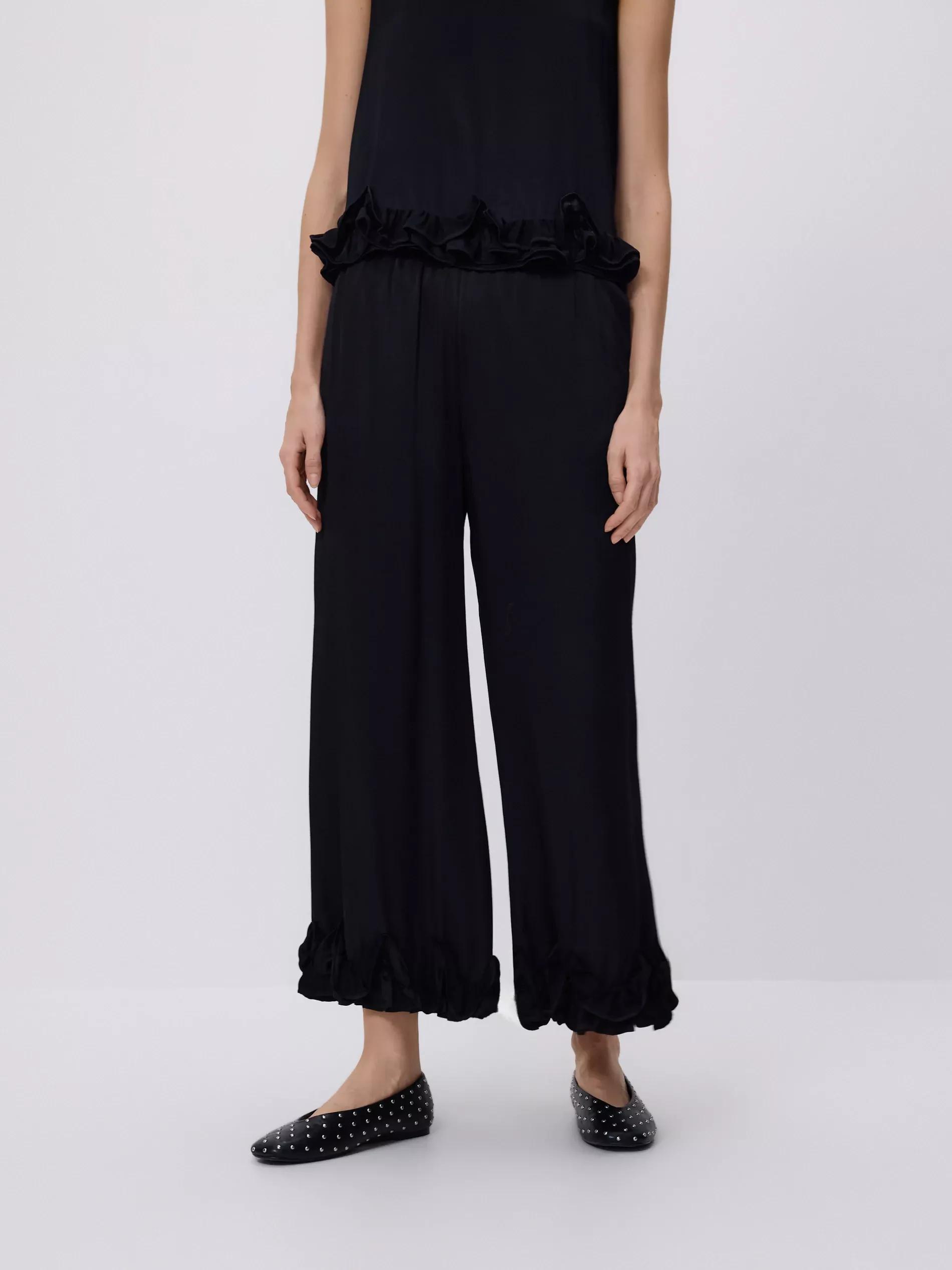 Black Trousers, Black, large image number 1