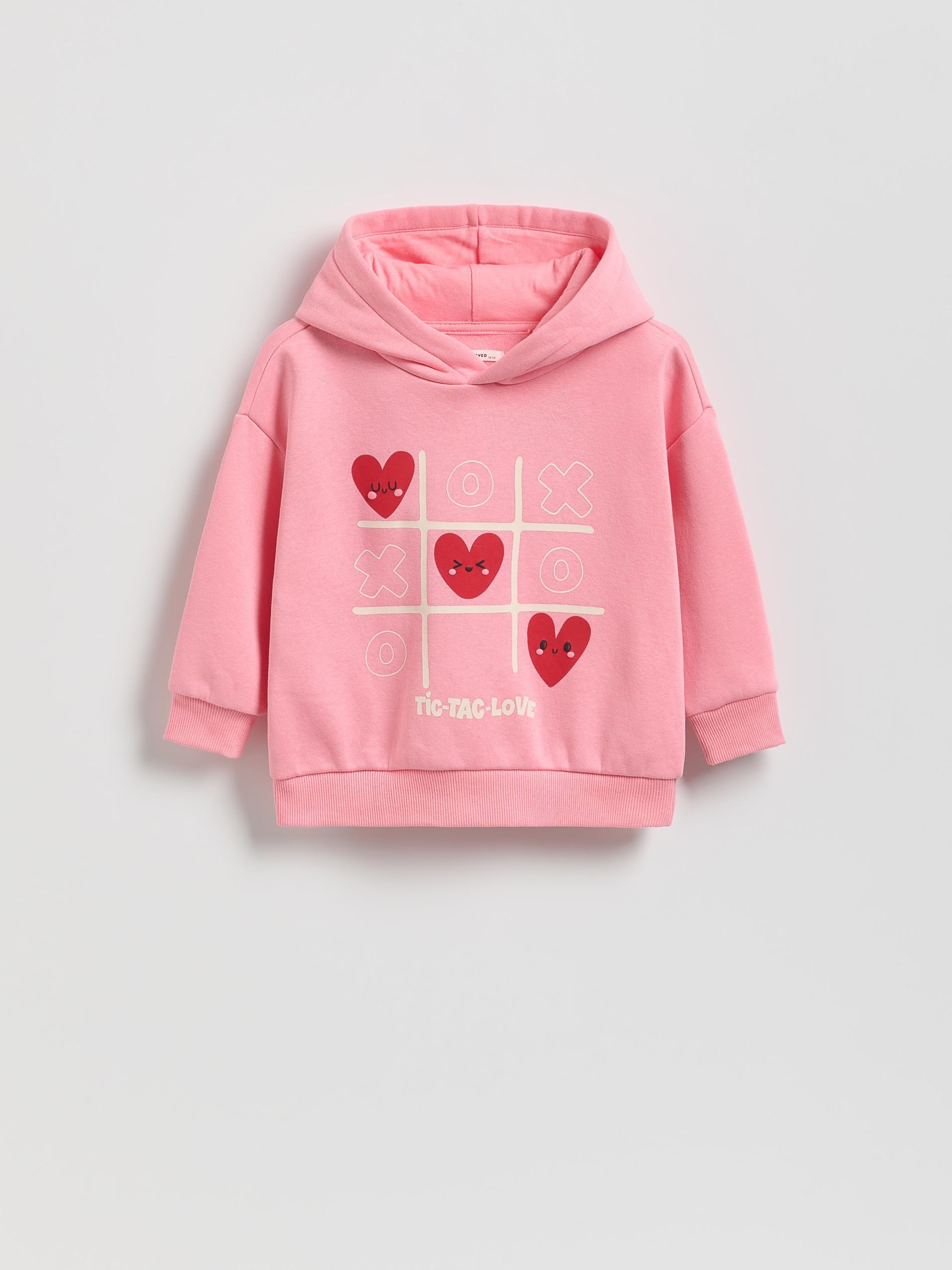 Pink Printed Sweatshirt, Pink, large image number 2