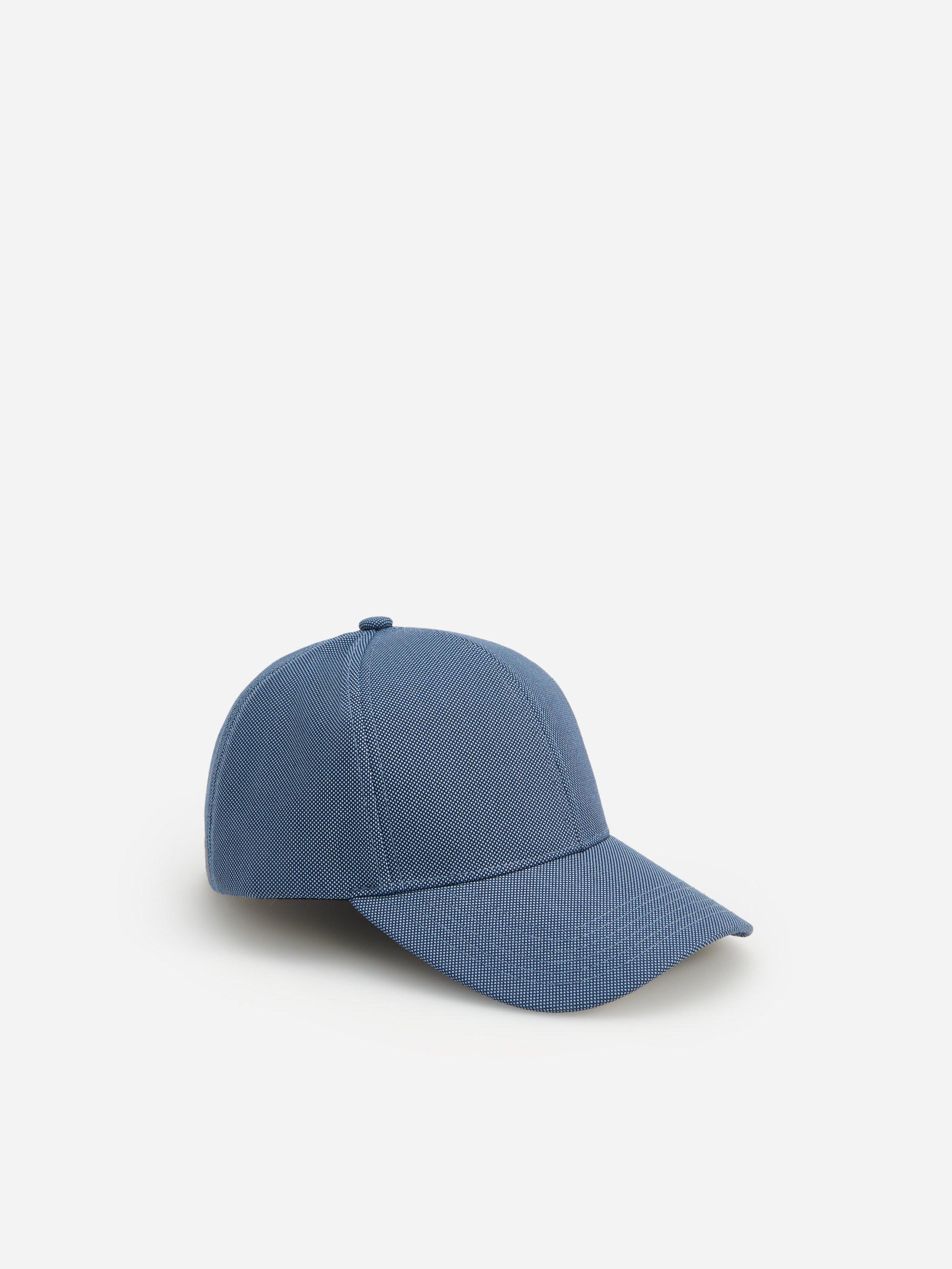 Navy Melange Cap, Men, , large image number 0