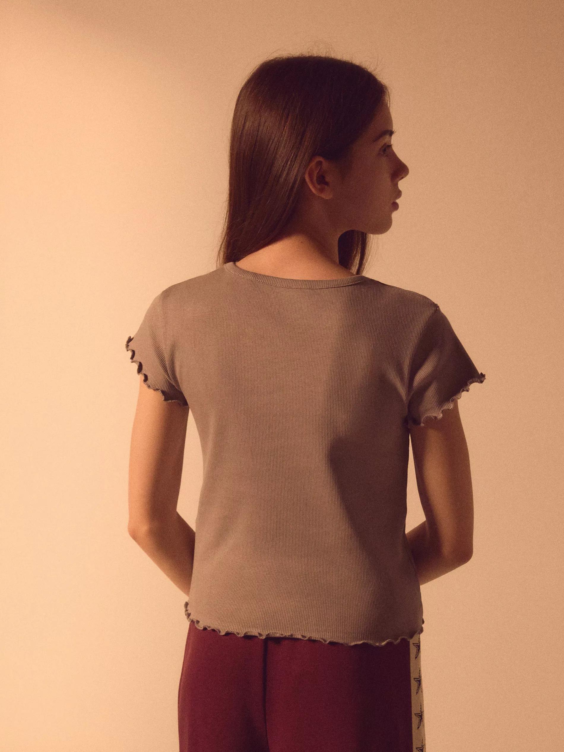 T-shirt with buttons, Grey, large image number 5