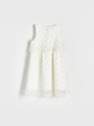 Reserved - cream Shiny sequin dress