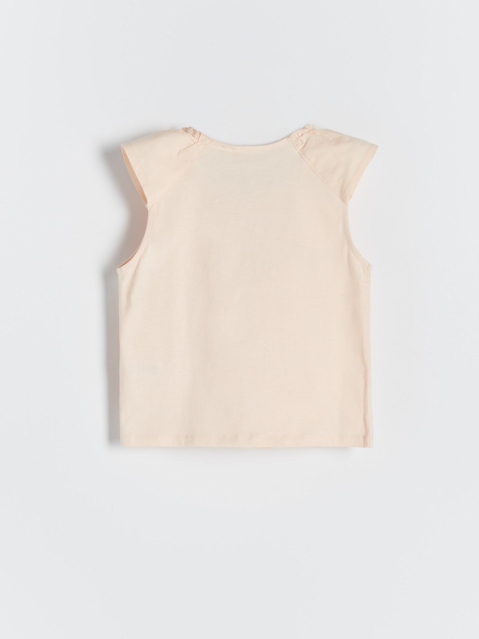 Nude Ruffle Top, Girls, , large image number 2