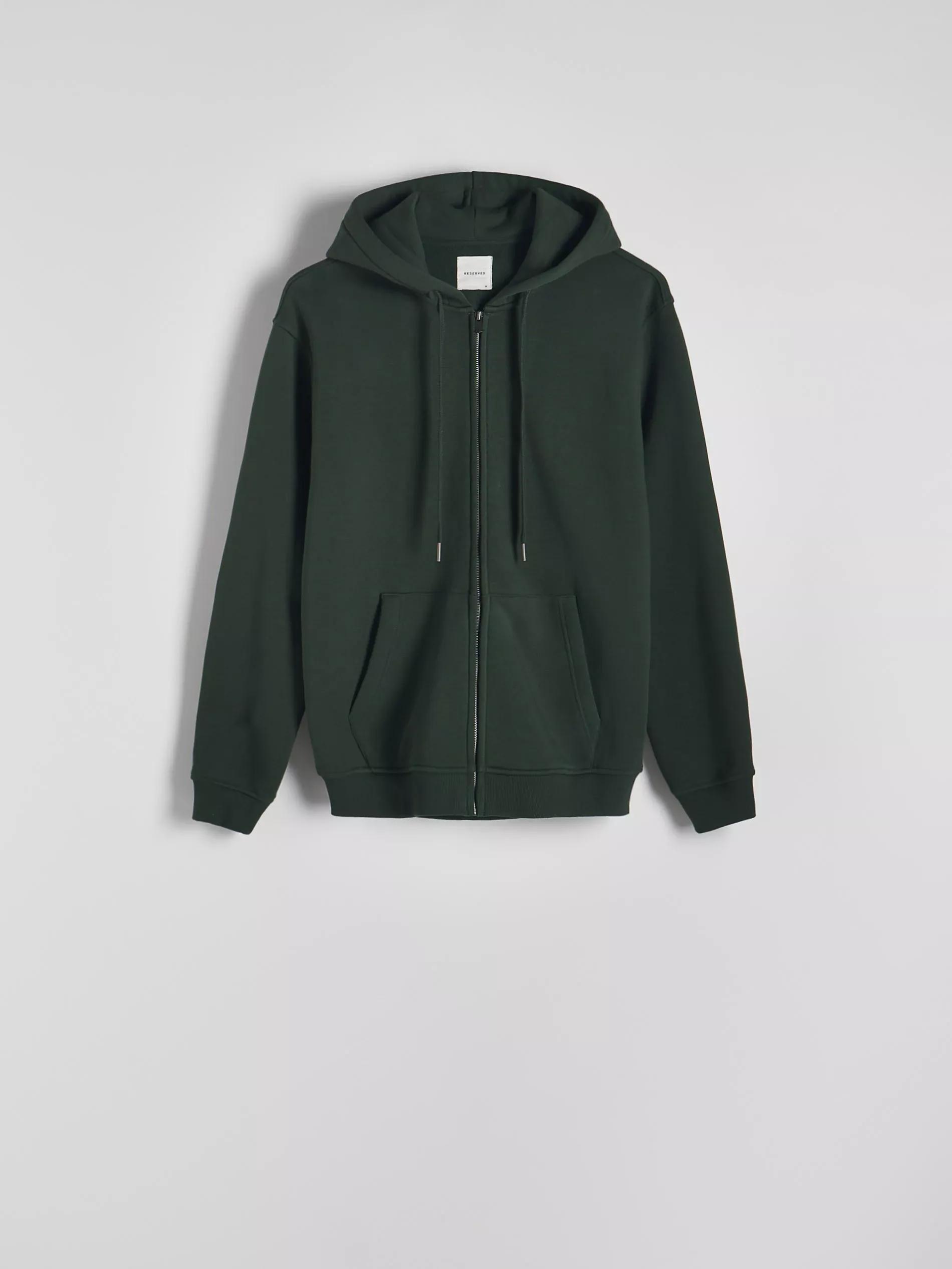 Green Zippered Hooded Jacket, , large image number 9