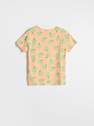 Reserved - Orange Fruit Print T-Shirt, Girls