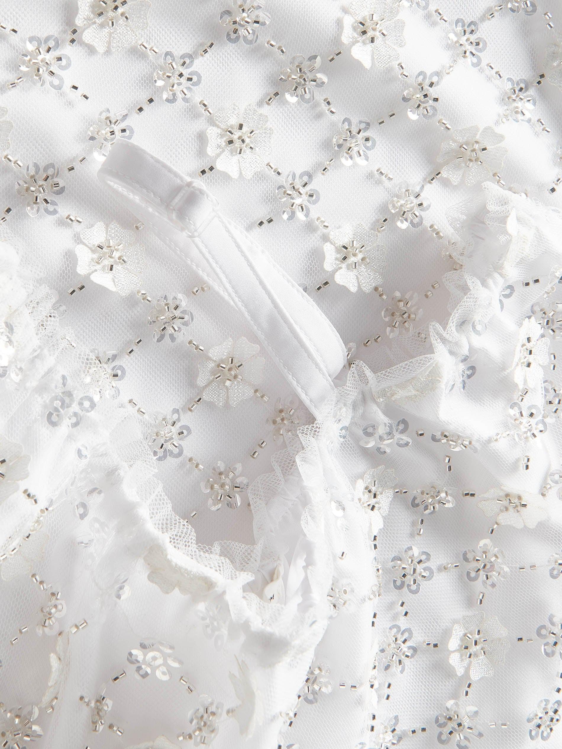 White Sequin Dress, Kids Girls, , large image number 6