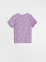 Reserved - Violet Floral T-Shirt