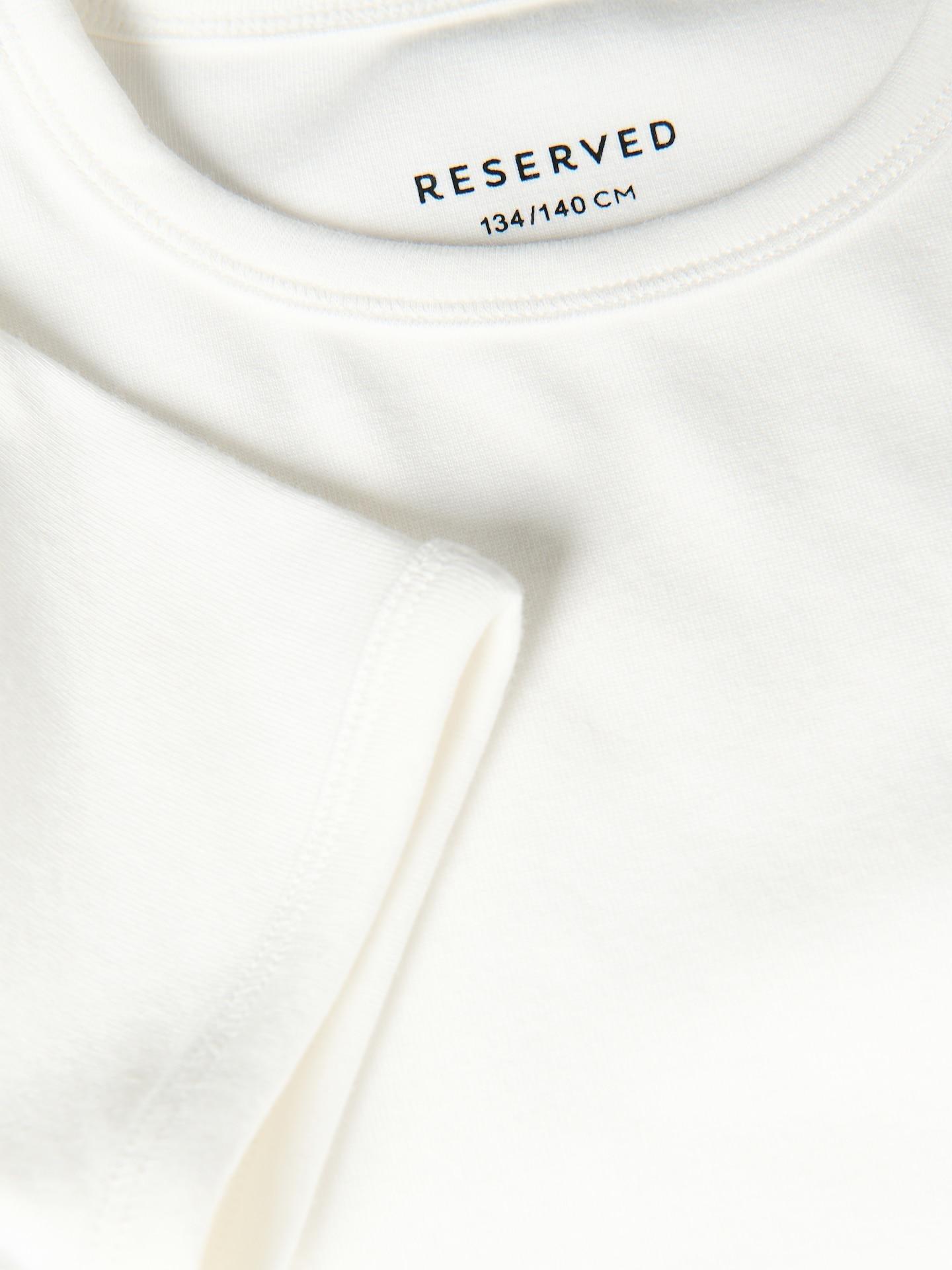 Cream T-Shirt With Modal, Ivory, medium