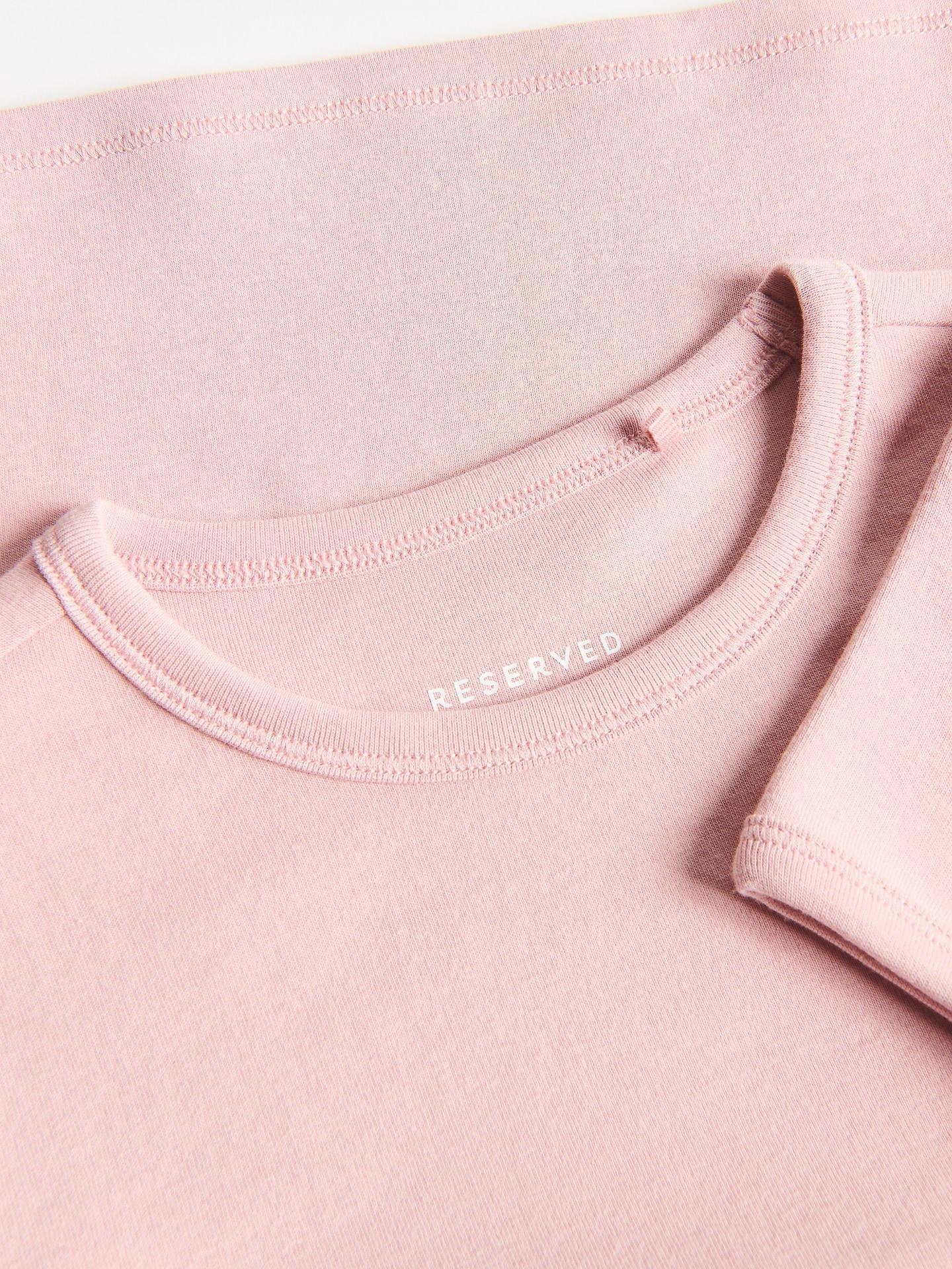 Pink T-Shirt With Modal, Pink, large image number 1