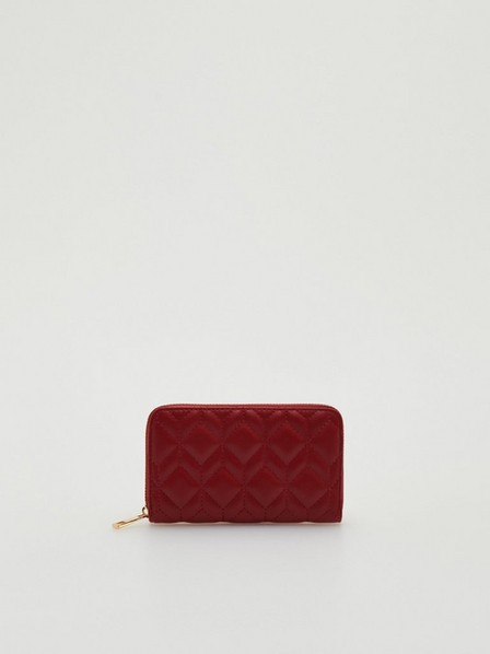Reserved - Red Quilted Wallet