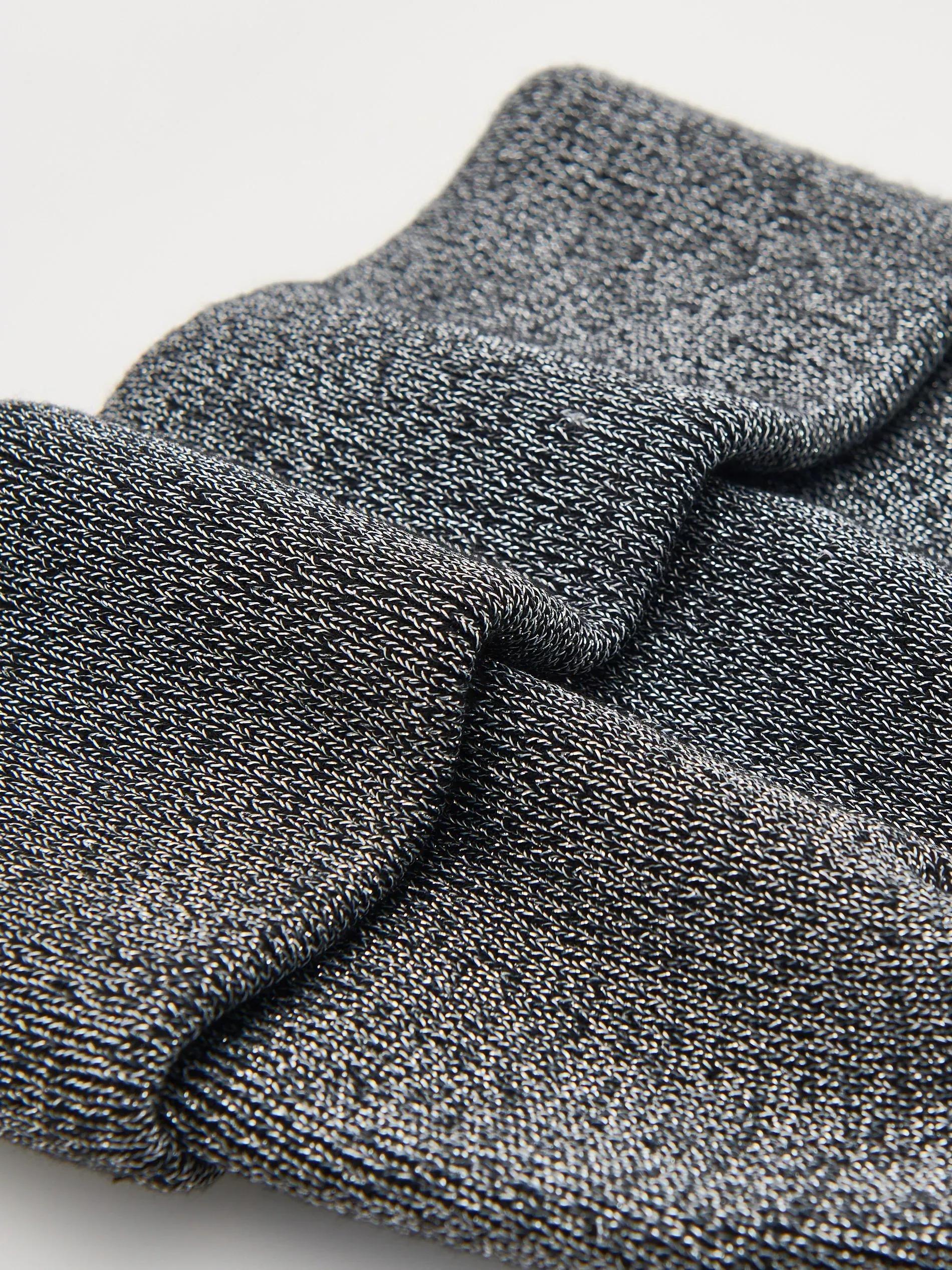 Black Viscose Blend Beanie, Black, large image number 2