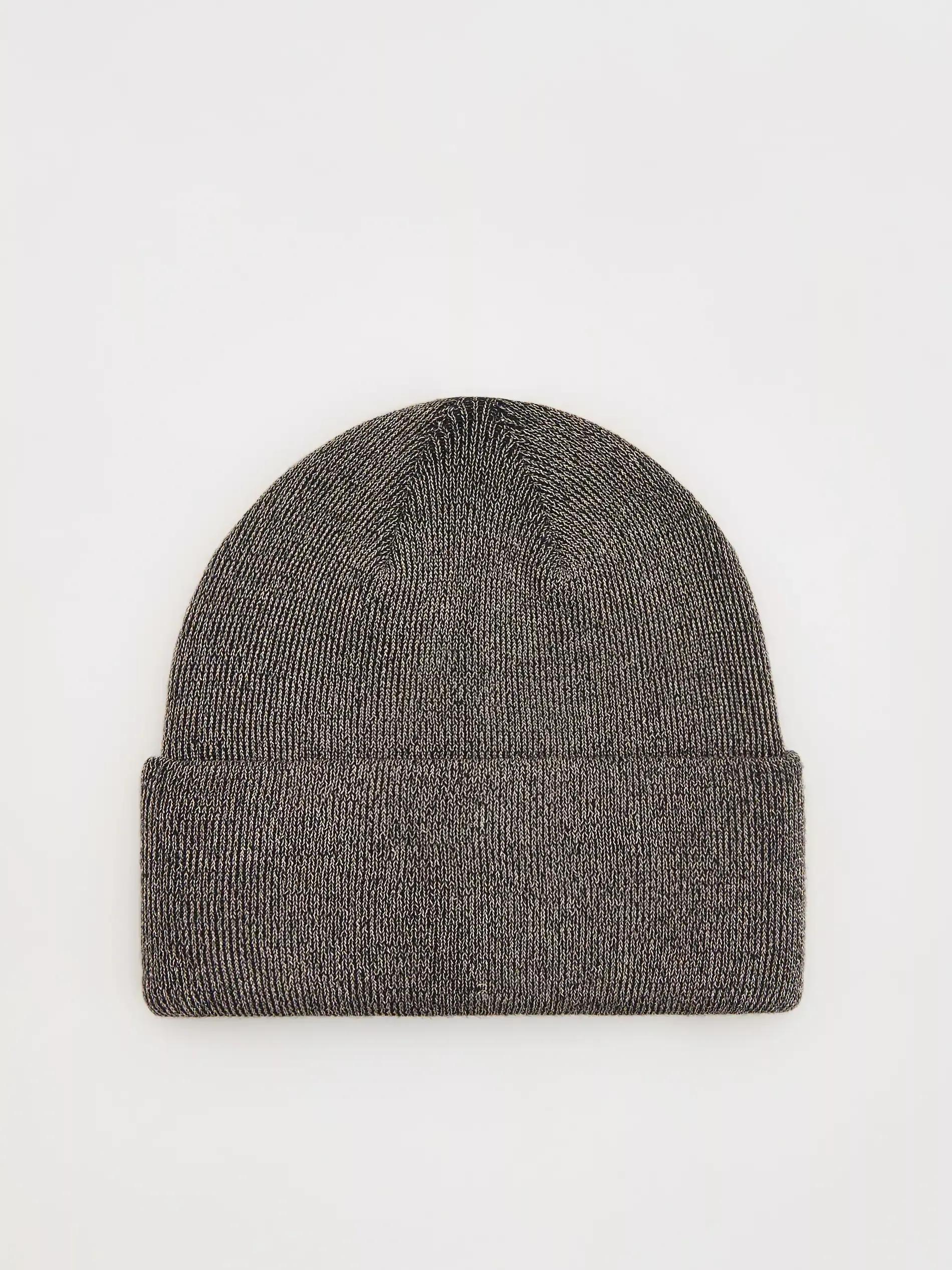 Gold Viscose Blend Beanie, Golden, large image number 1