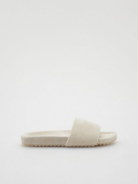 Reserved - Cream Soft Slippers