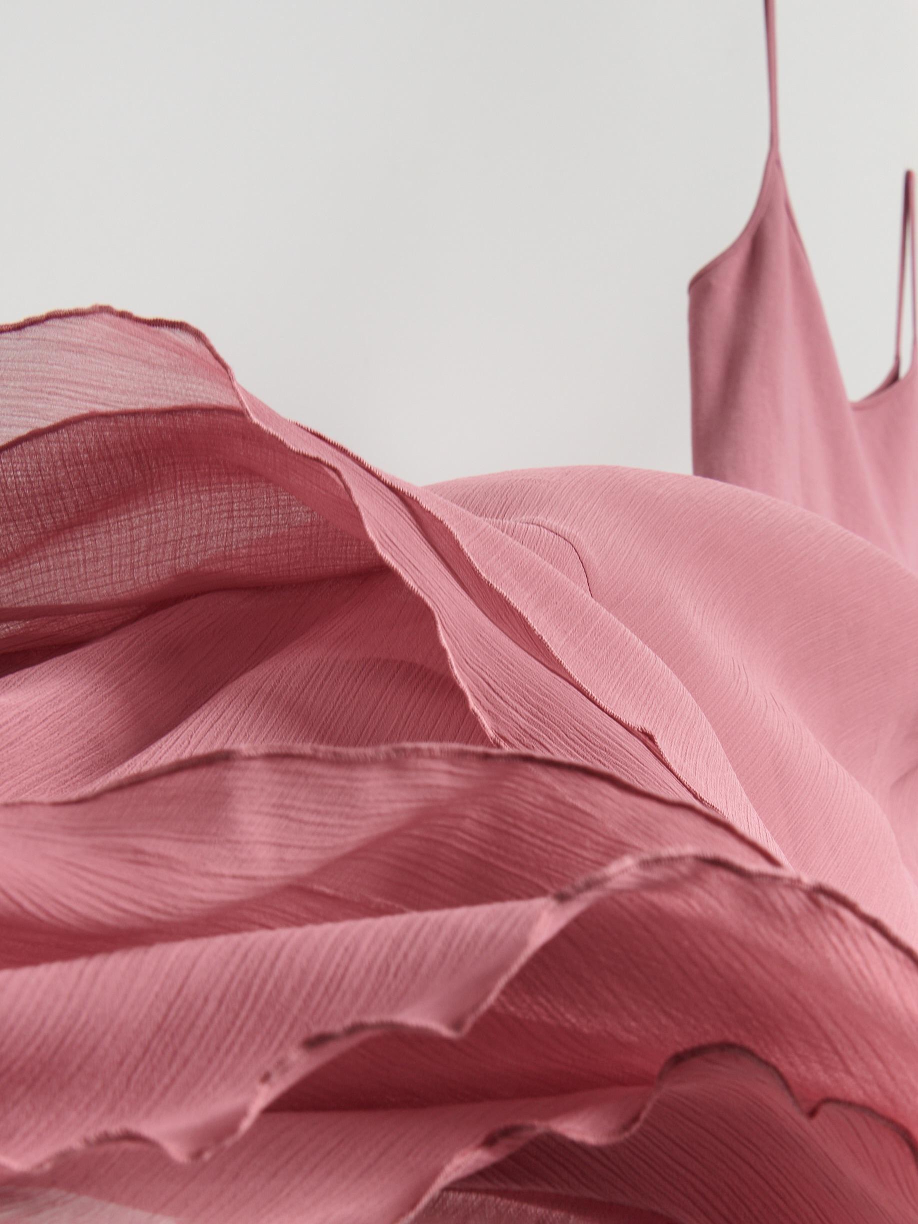 DUSTY ROSE Cotton sleeveless dress, Pink, large image number 4