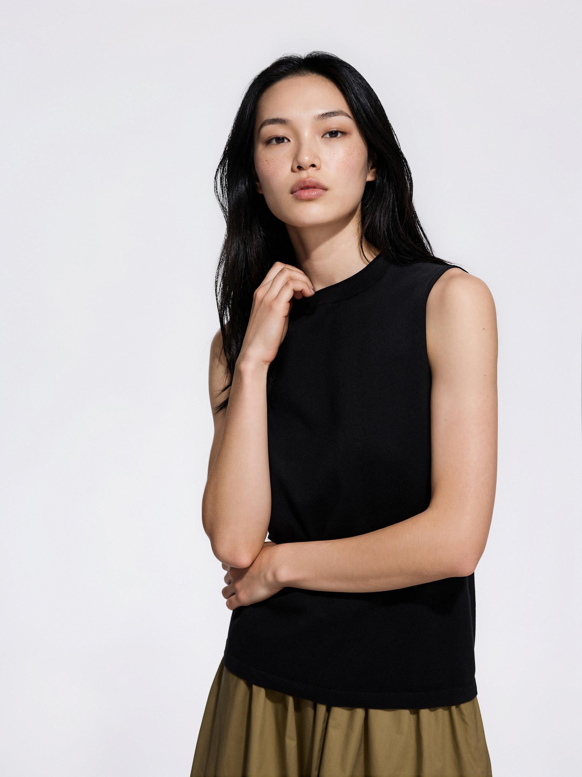 Blouse with modal, Black, large image number 0