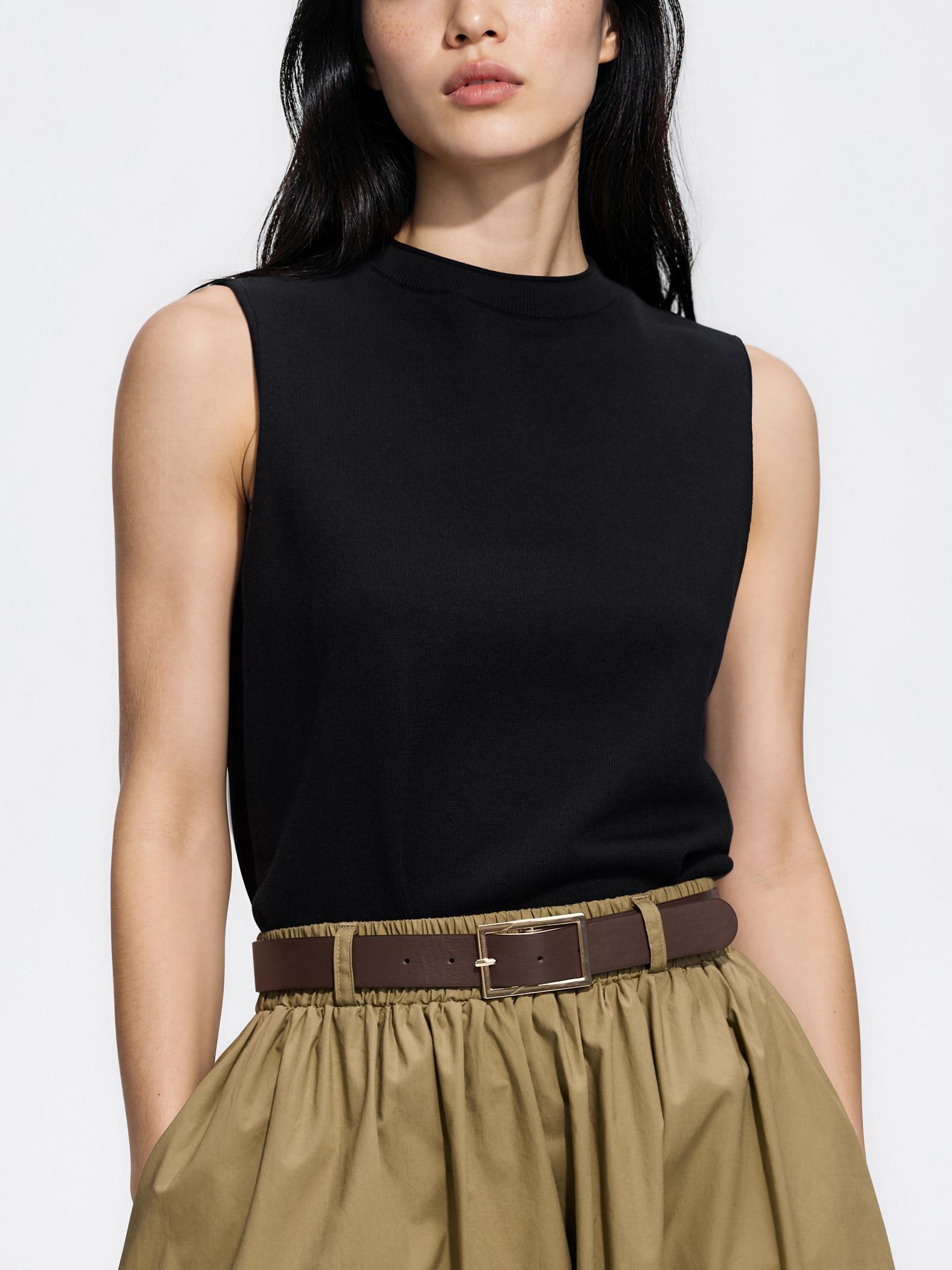 Blouse with modal, Black, large image number 1