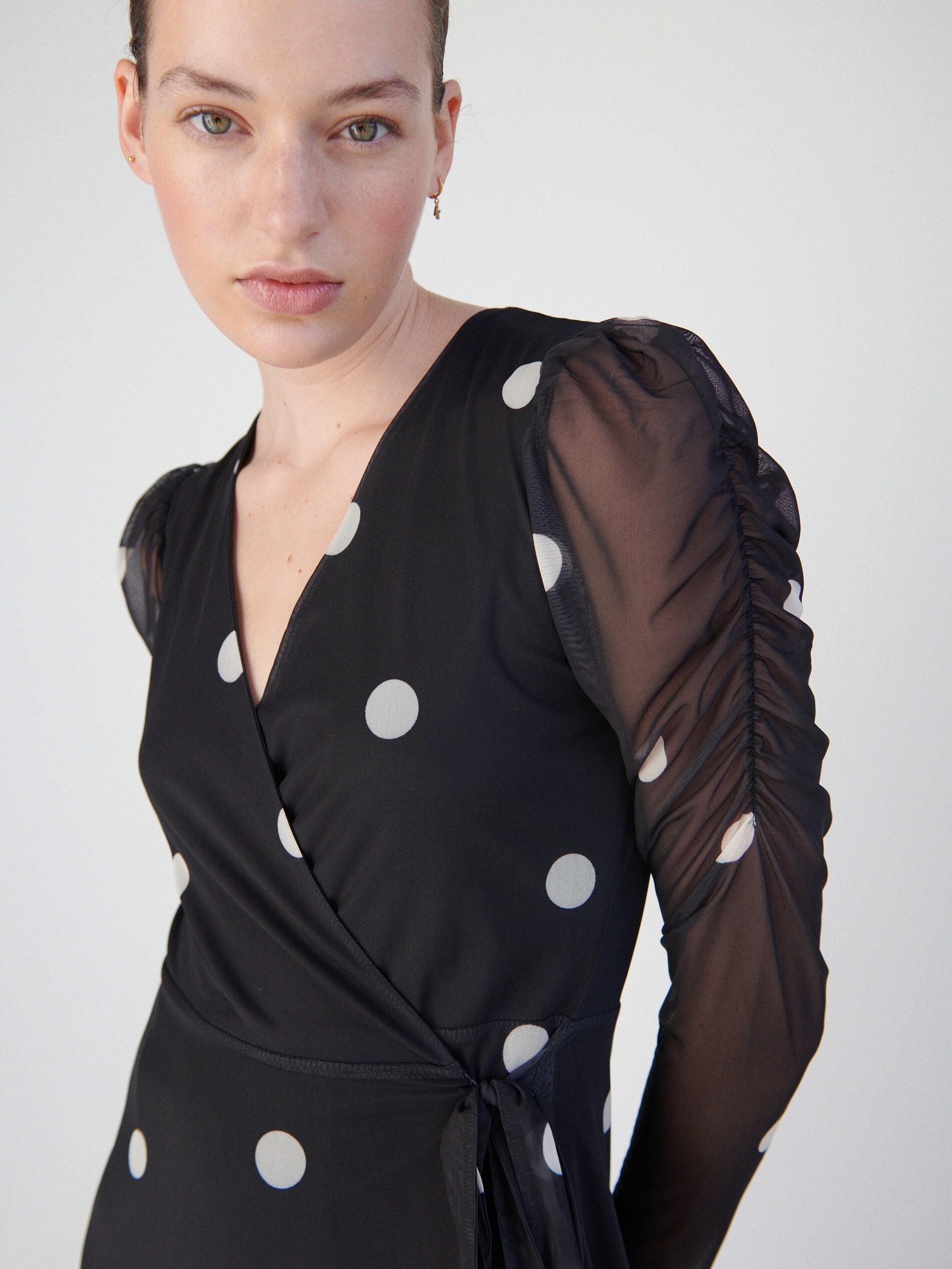 Multicolor Polka Dot Dress, , large image number 1